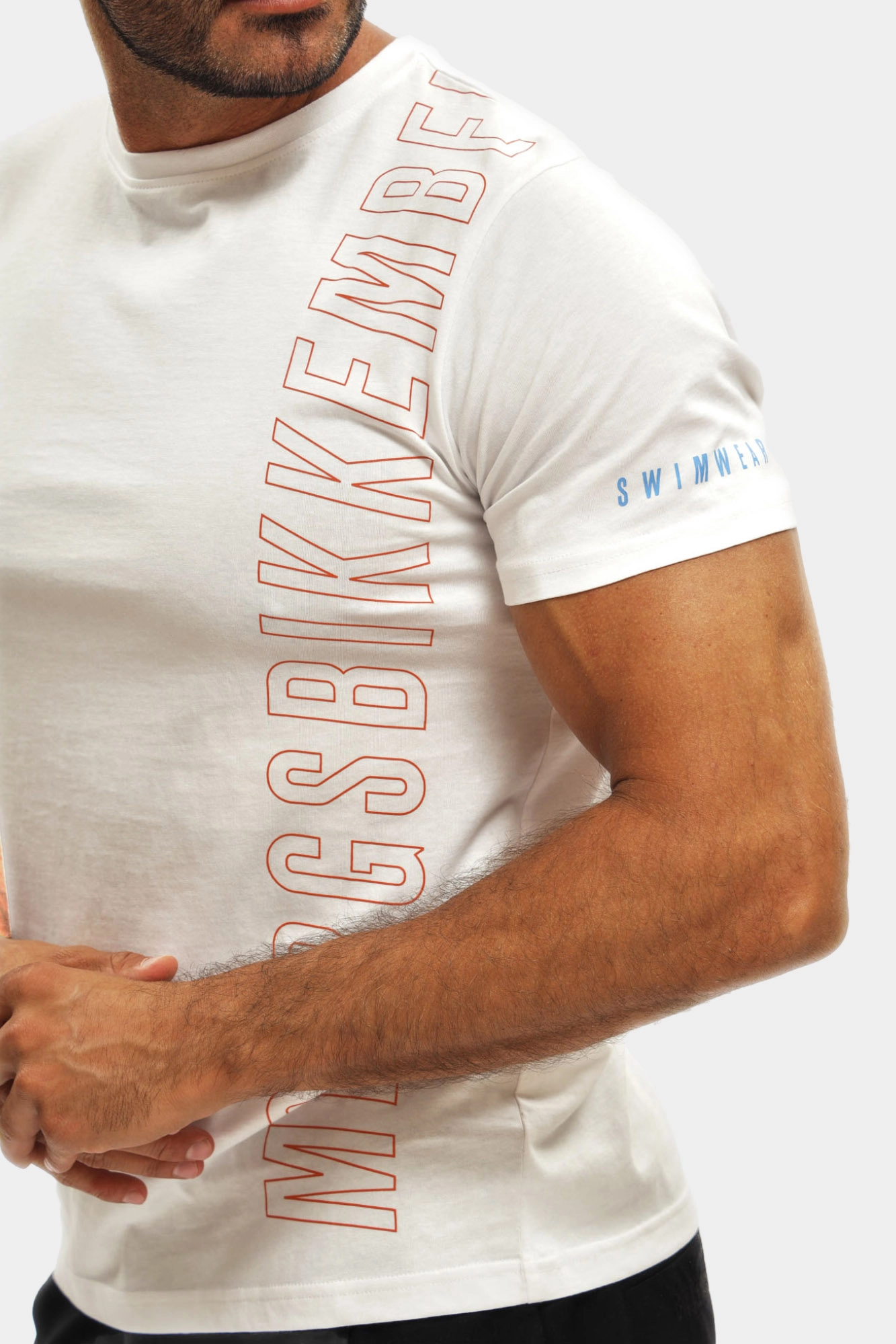 BKK25MTS01 Футболка Bikkembergs Белый