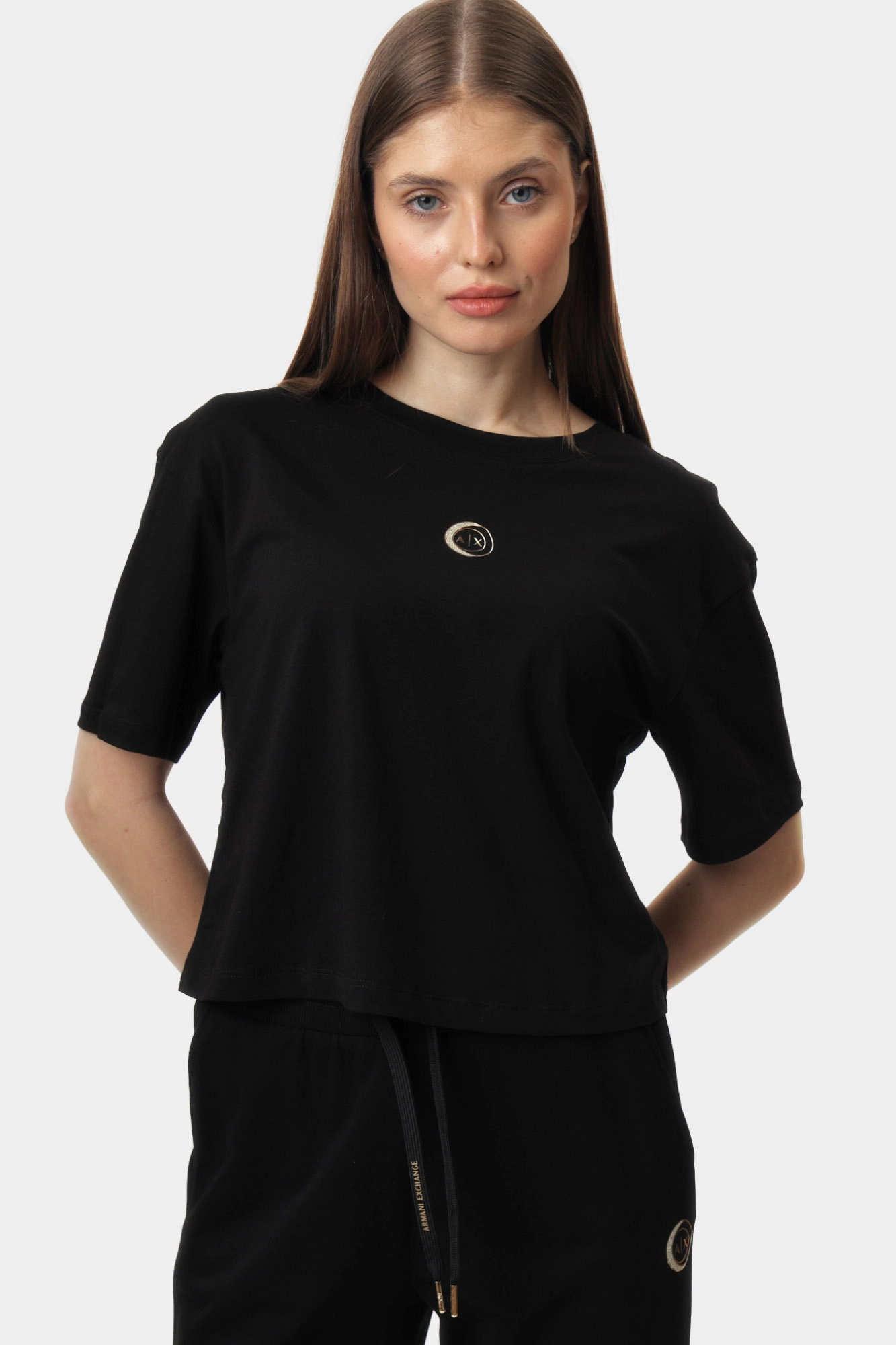 XW000321_AF10356 кроп-топ armani exchange 