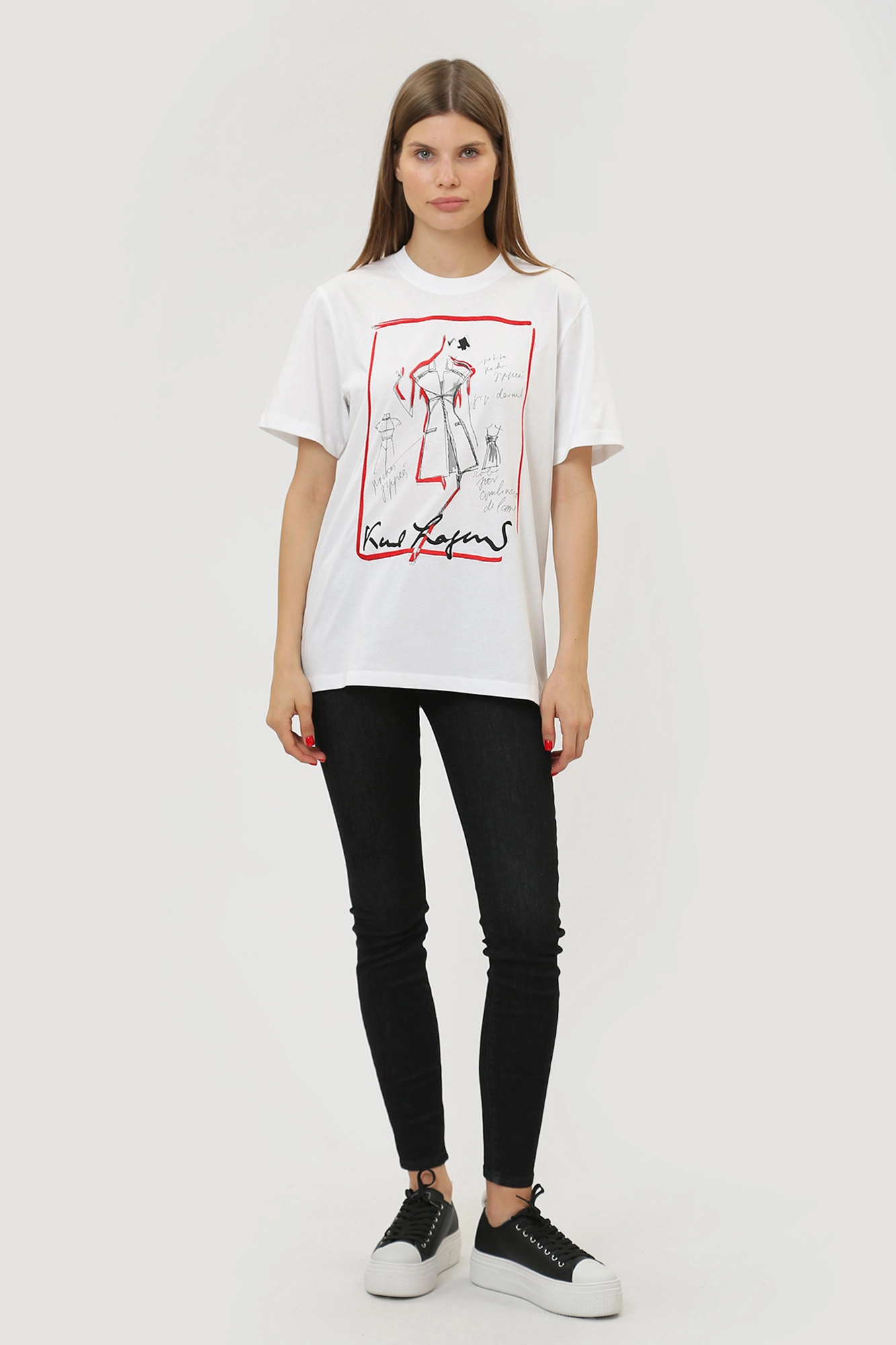 235W1716 футболка karl lagerfeld 