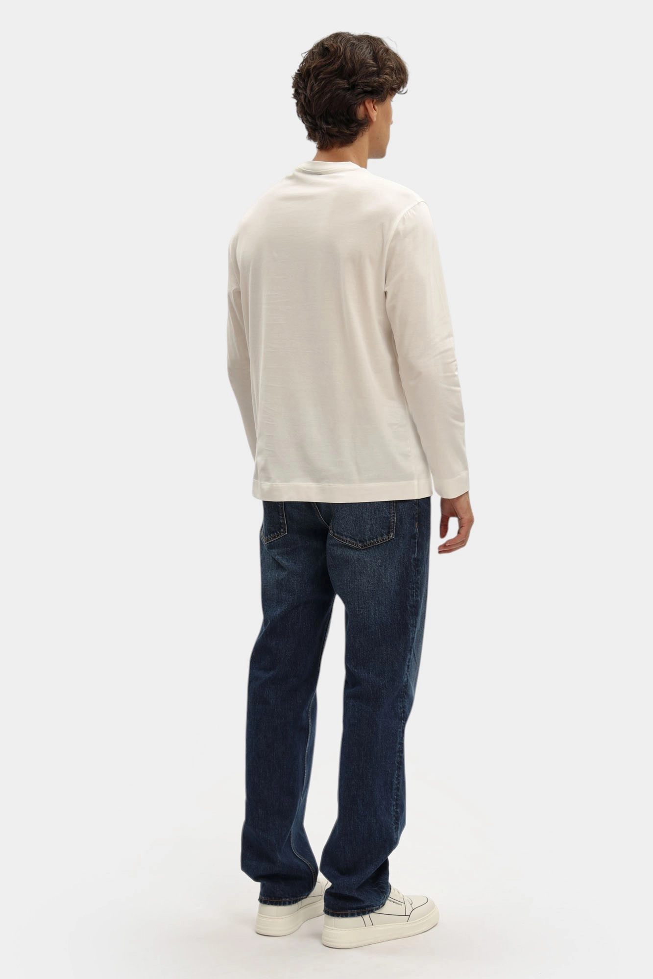 EM004347_ AF10762 Лонгслив Emporio Armani Зеленый