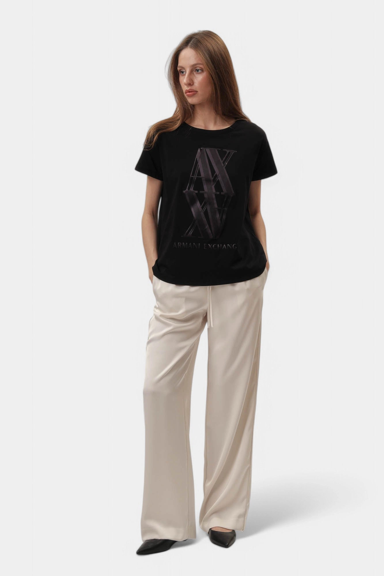 XW000515_AF10359 футболка armani exchange 