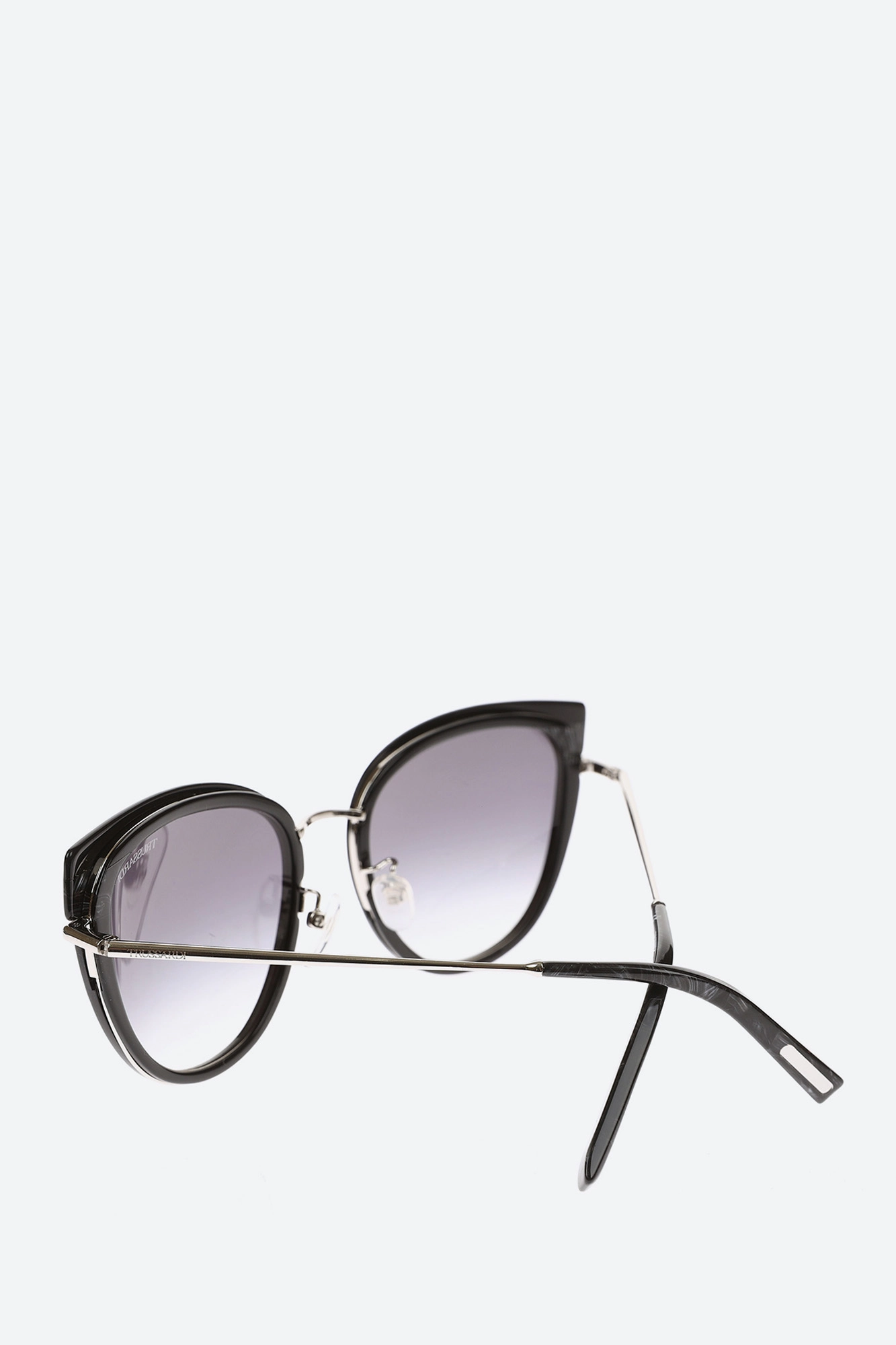 Trussardi-533 Очки с футляром Trussardi Черный