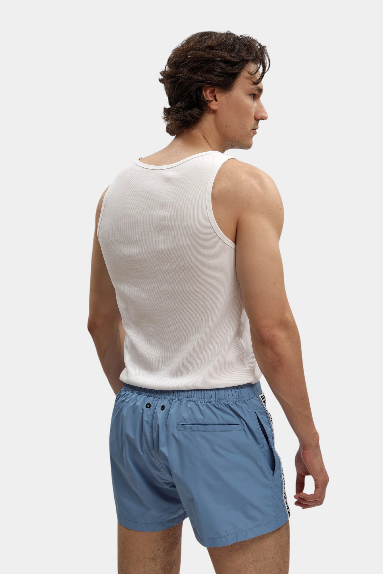 BKK25MBS01 Шорты плавательные Bikkembergs Голубой