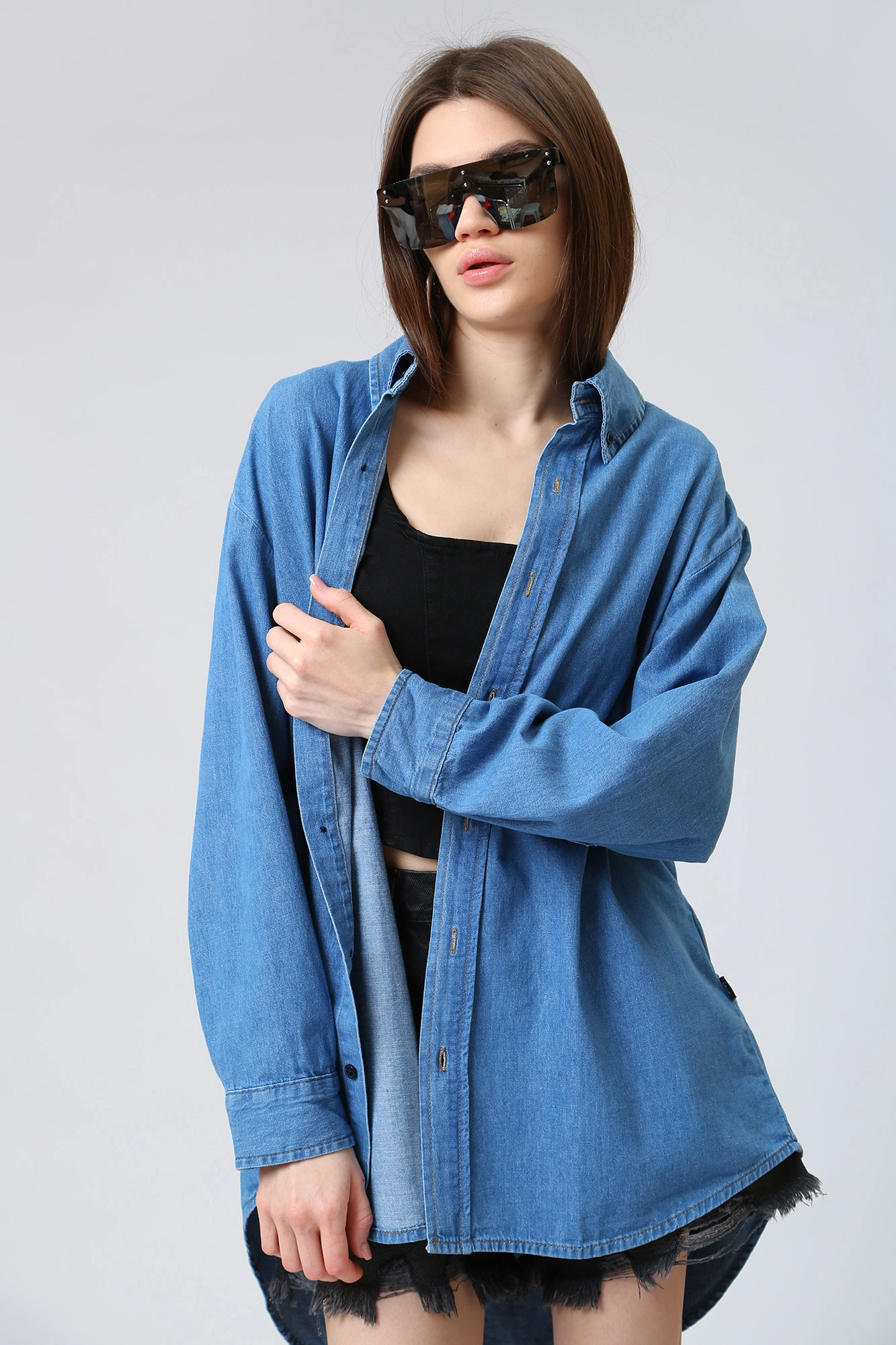 61023-14275 рубашка джинсовая ltb 