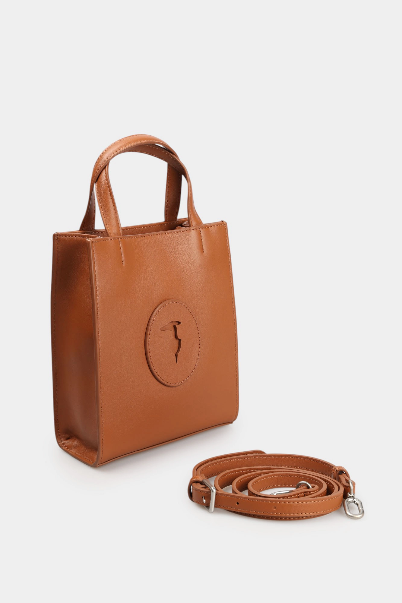 Z648E006033N-WBB02L11-20RA Сумка тоут Trussardi Коричневый