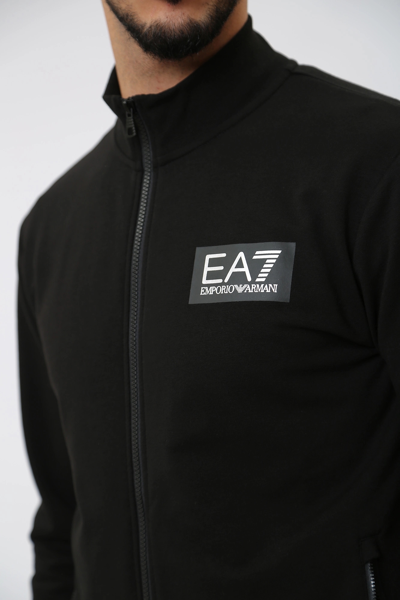 6RPM72_PJ9FZ Толстовка EA7 Черный