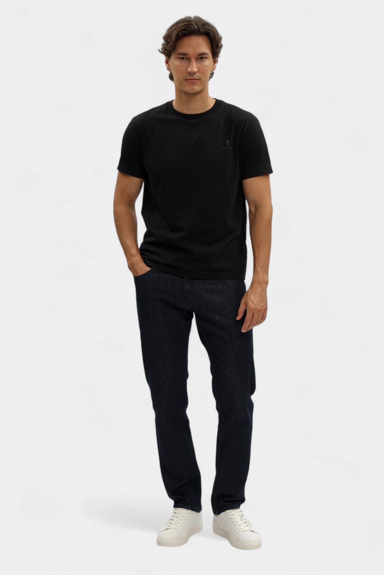 G0278000048N-MTS04J02-84A9 Футболка Trussardi Черный