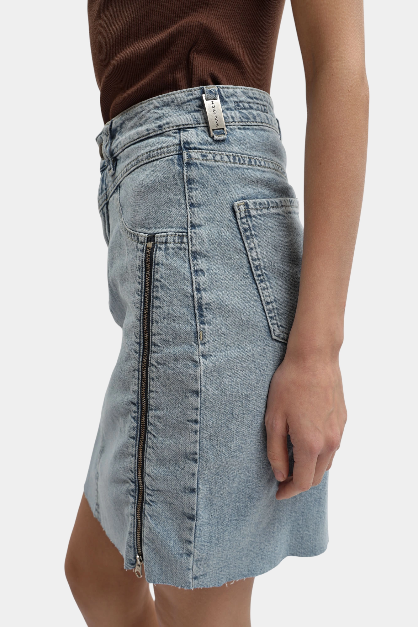VW-OMA-33-666 юбка джинсовая van mich