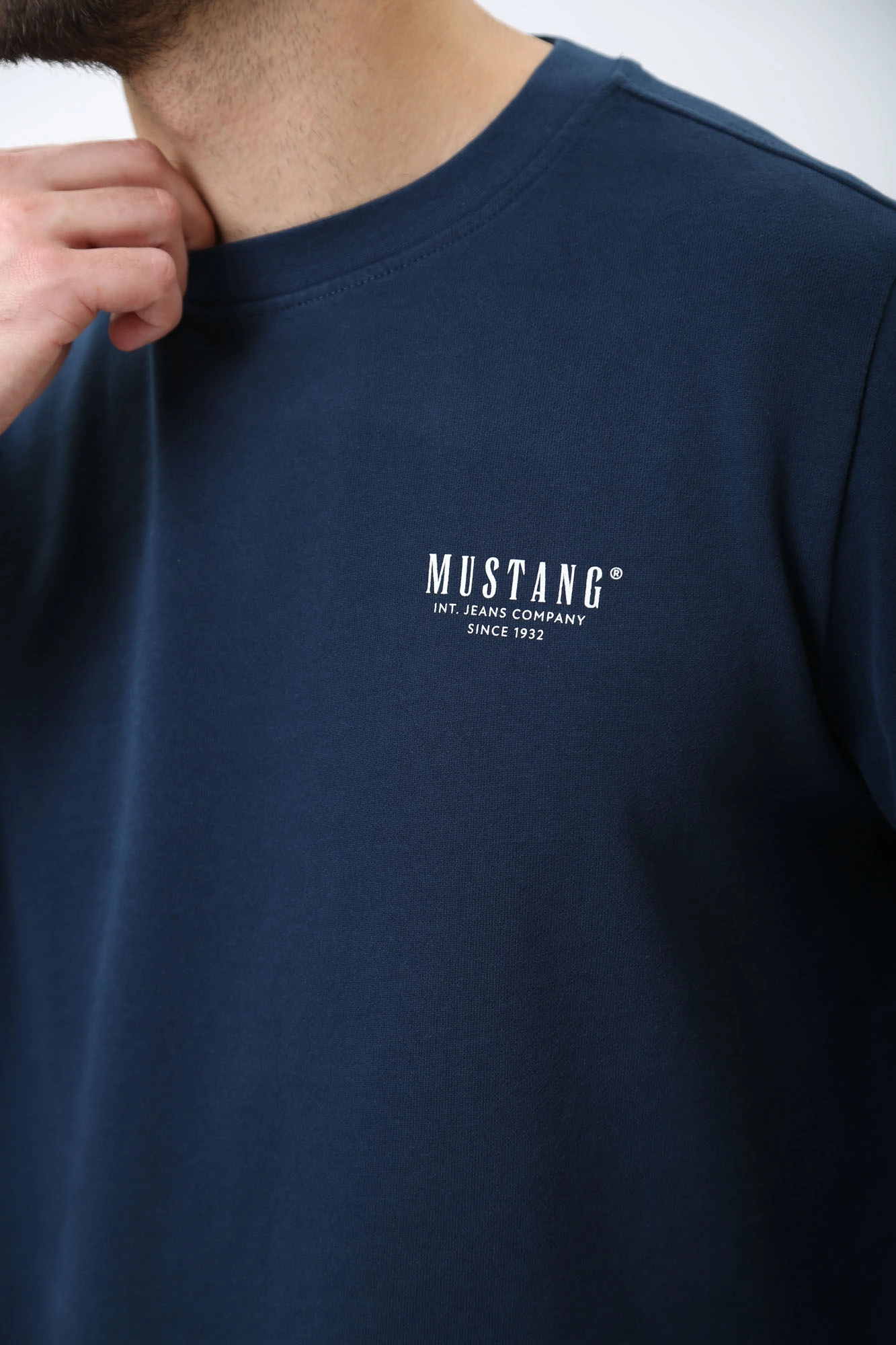 1014784 Толстовка Mustang Синий