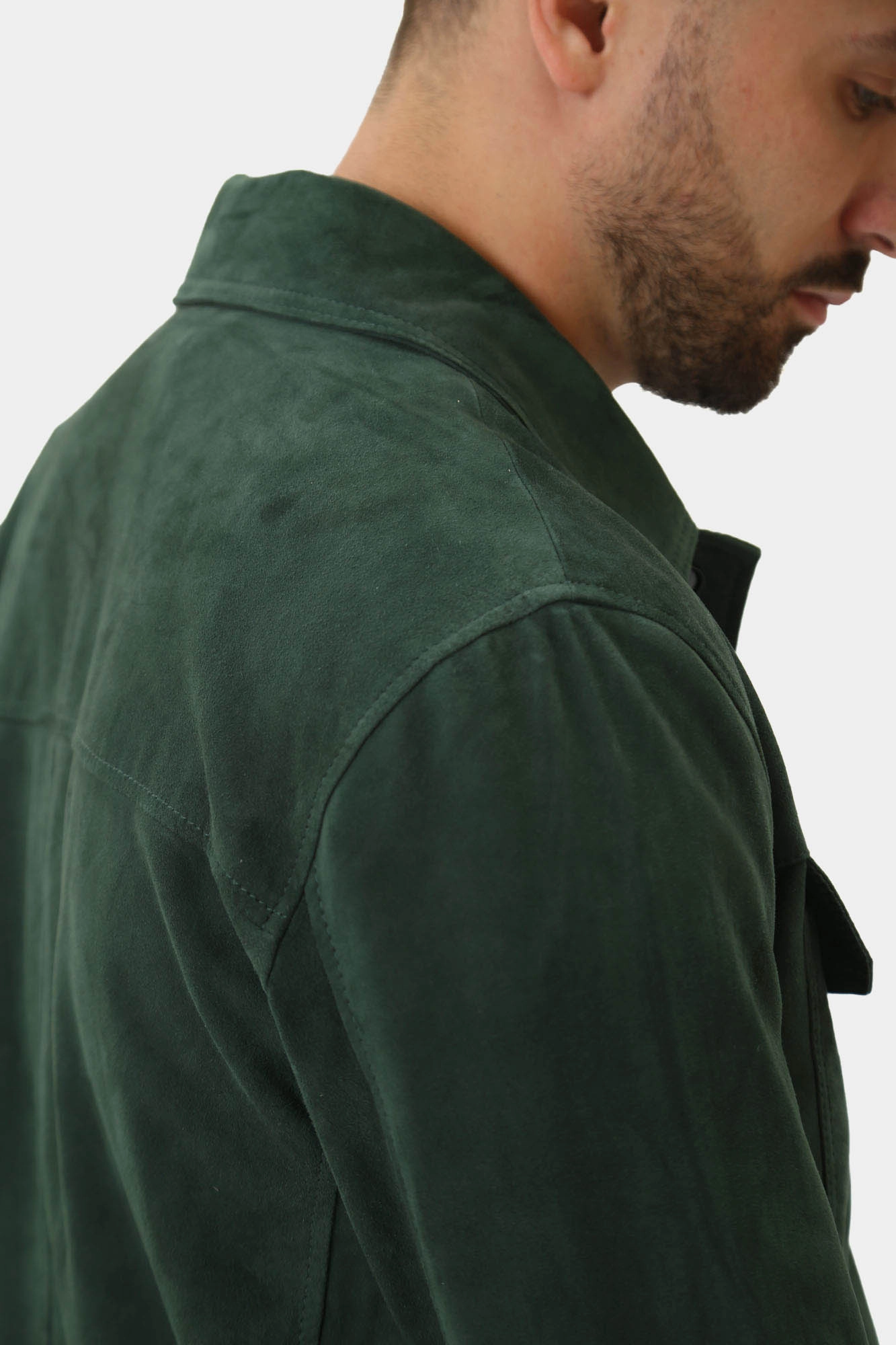 110139_800005 Куртка кожаная Strellson Зеленый