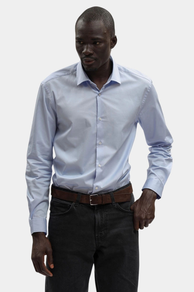 Ремень Bikkembergs Натуральная кожа Черный