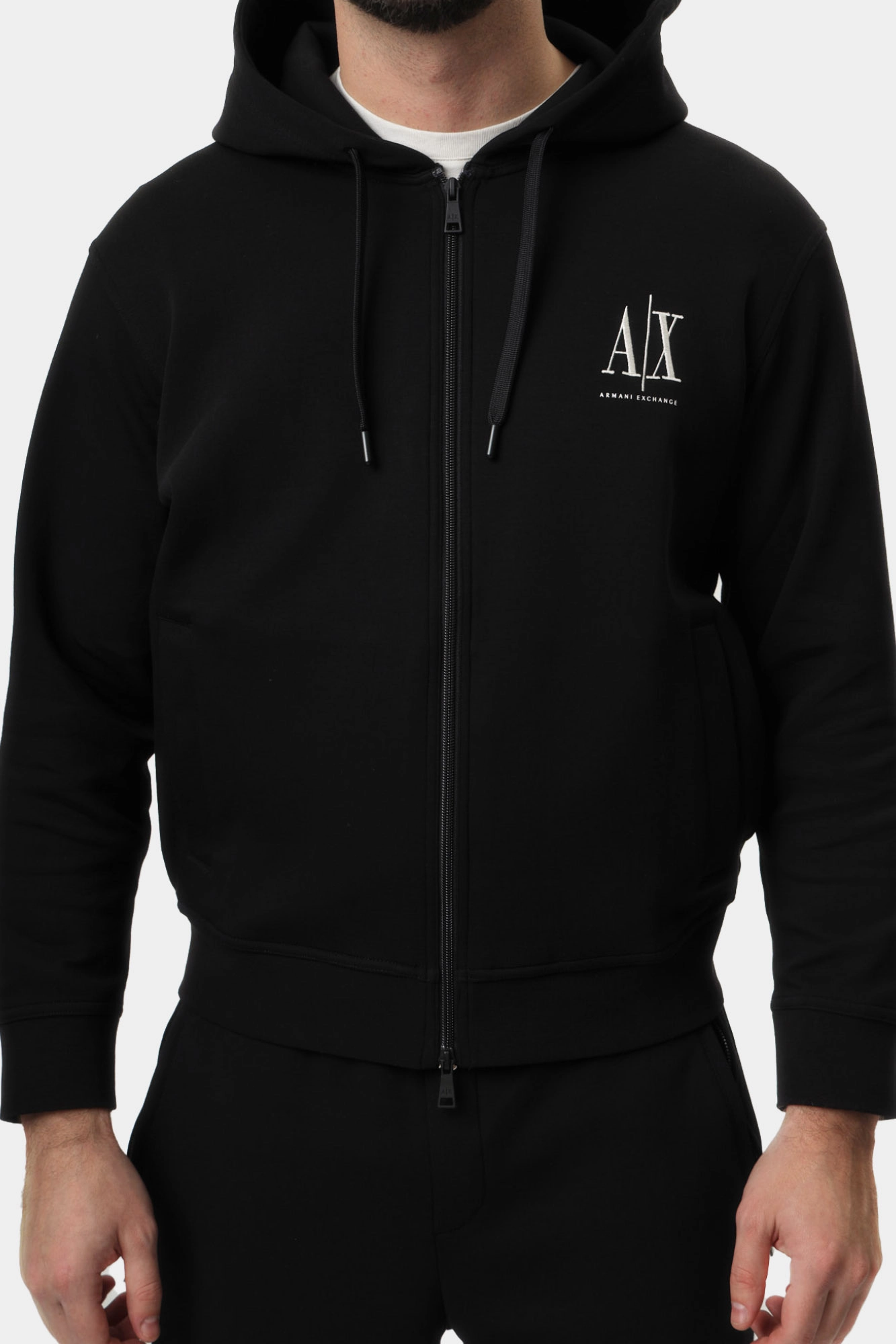 XM000371_AF10818 Толстовка с капюшоном Armani Exchange Черный