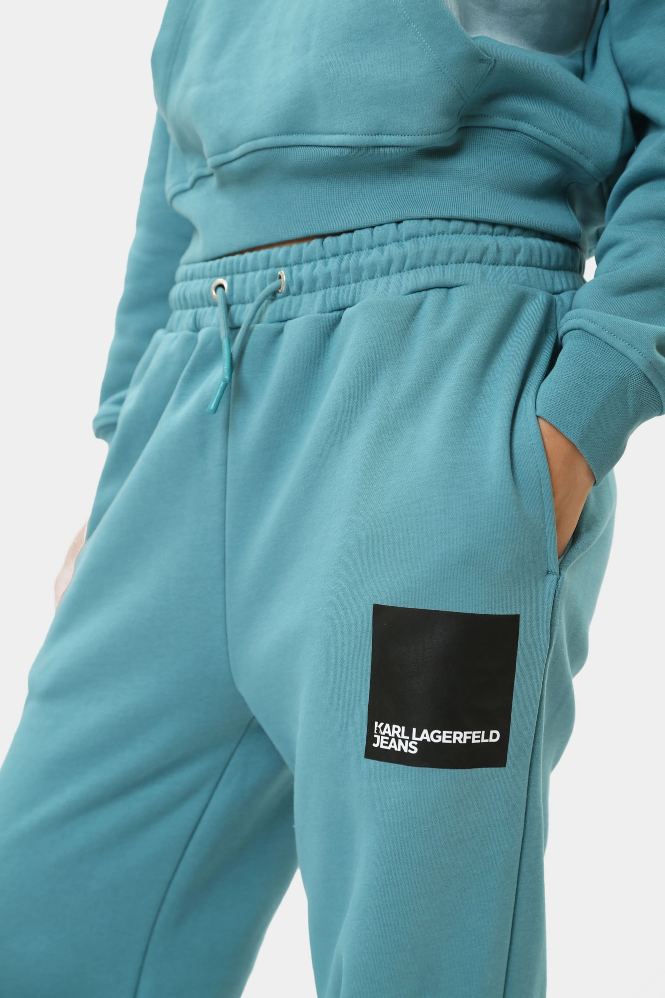 245J1000 брюки спортивные karl lagerfeld jeans