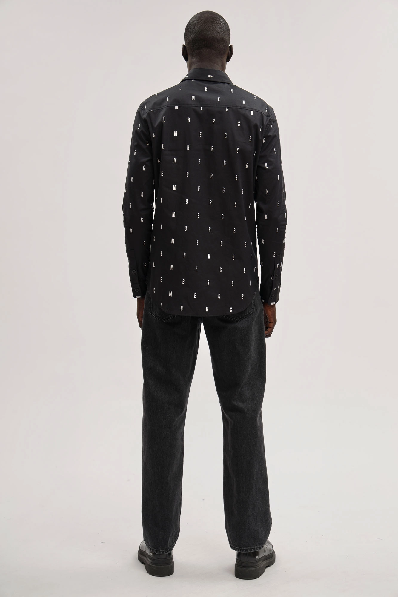 BMS1037C Рубашка Bikkembergs Черный