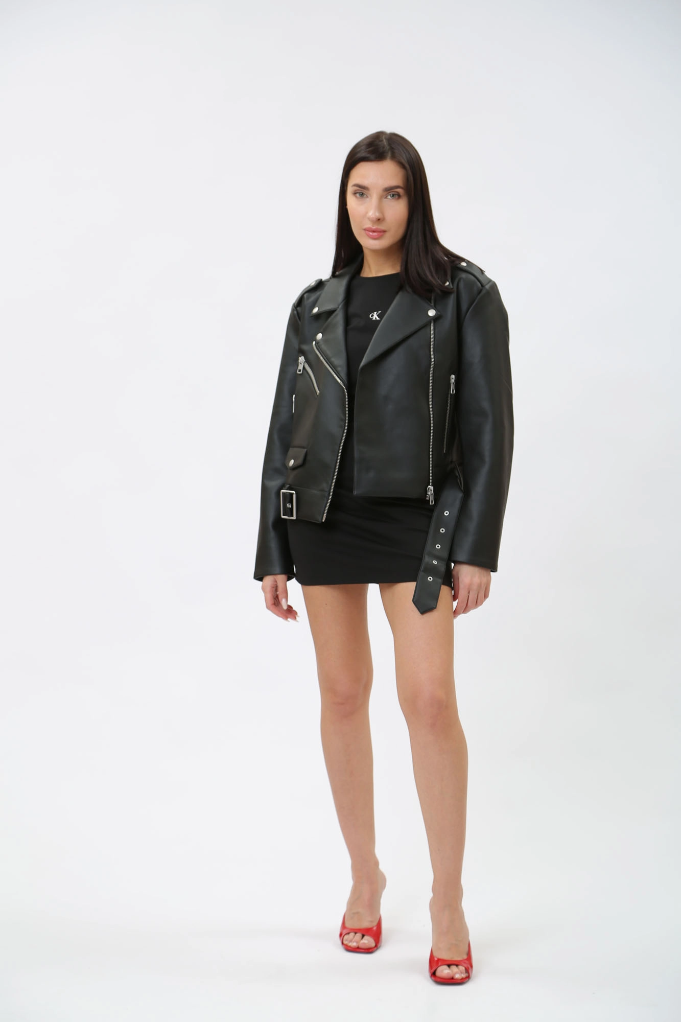 J20J223448 куртка кожаная calvin klein jeans 
