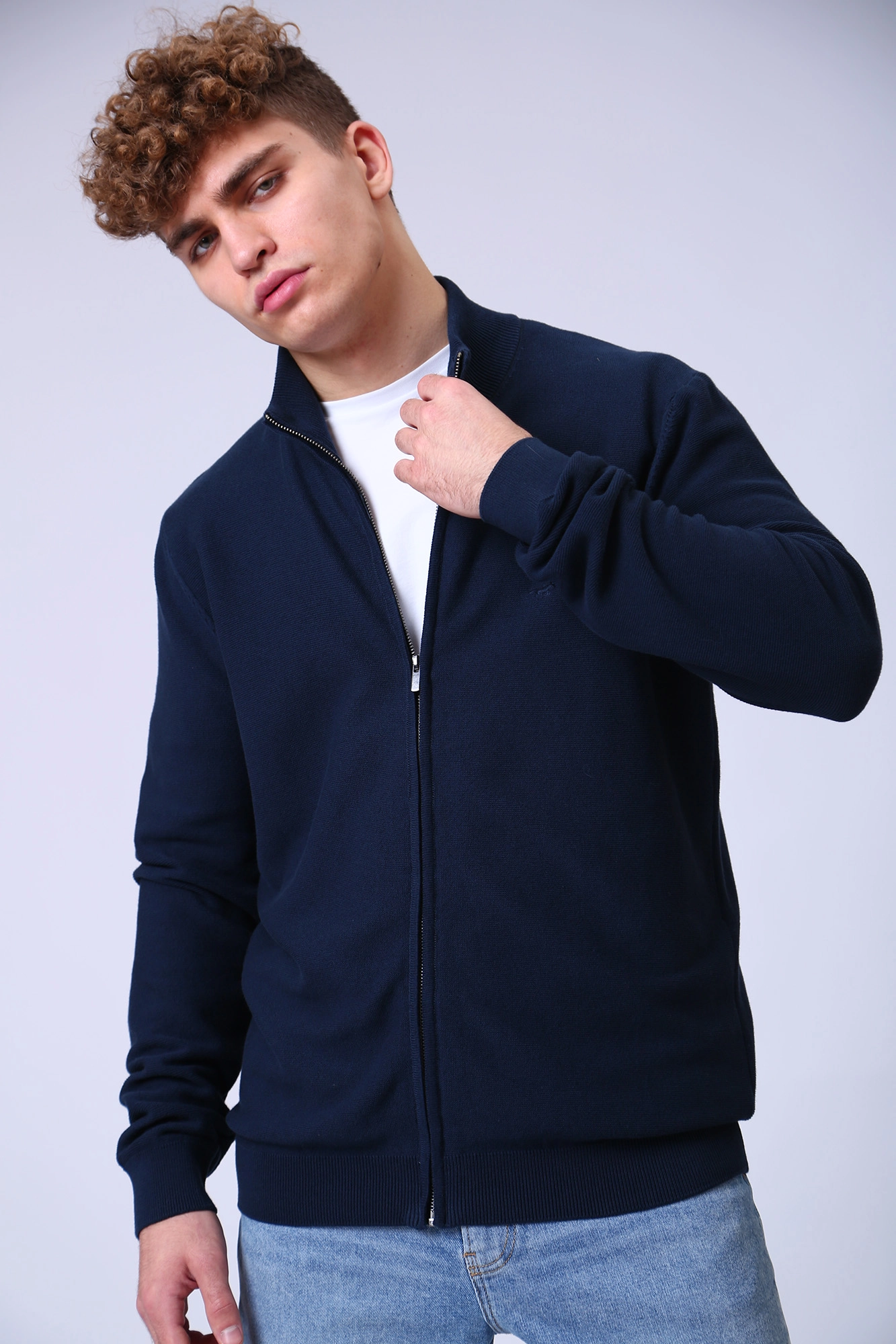 1012797 Кардиган Mustang Синий