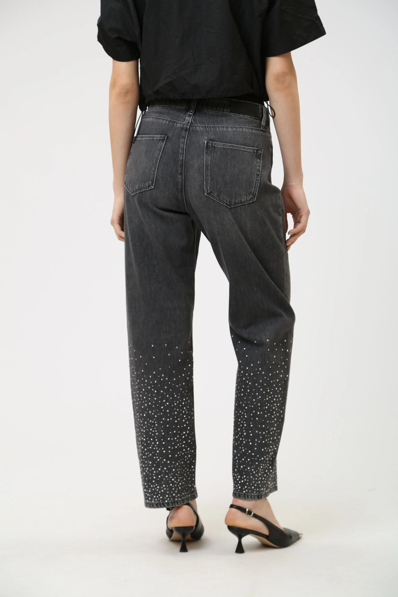 240W1104 брюки джинсовые karl lagerfeld 