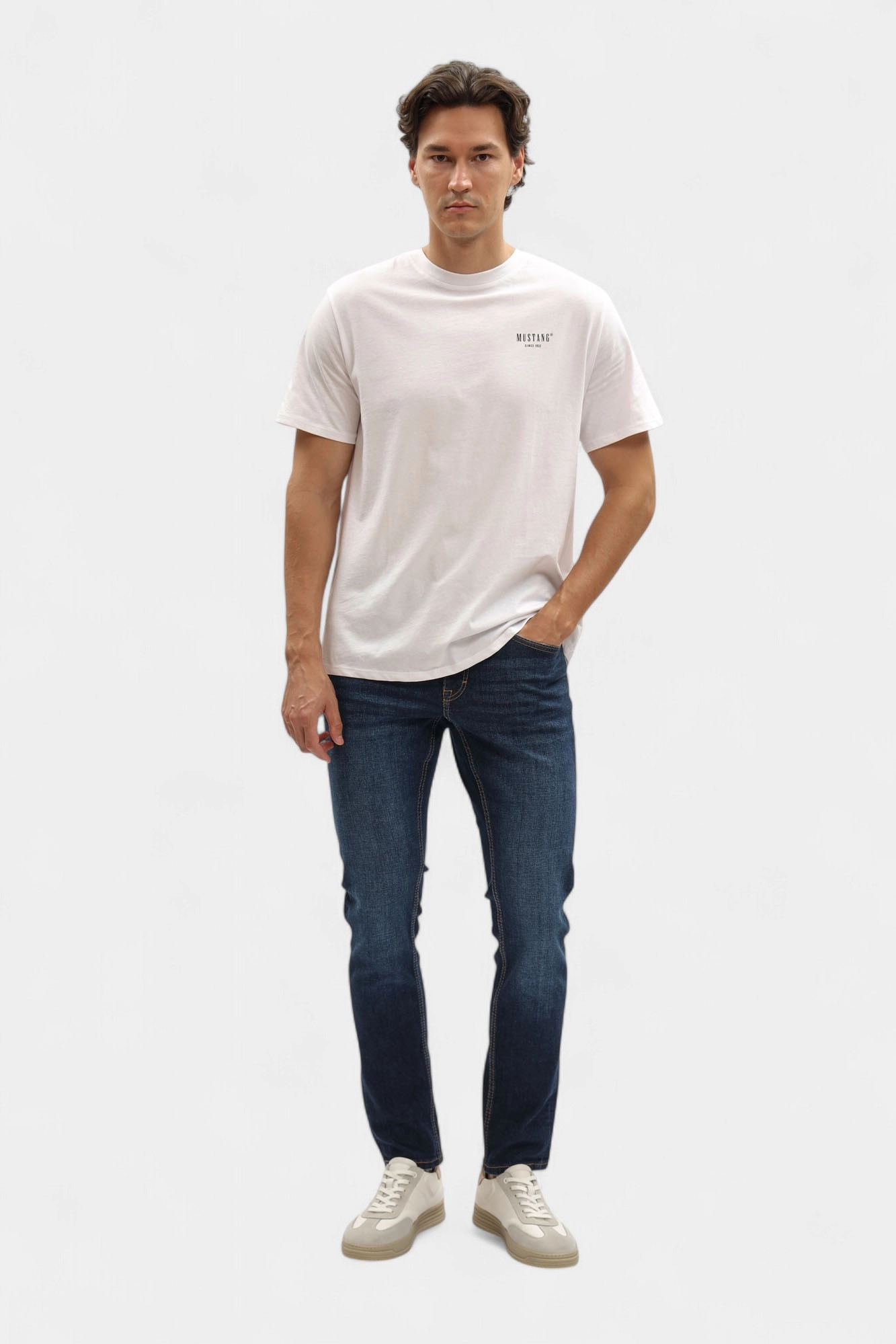 1016857 Футболка Mustang Белый