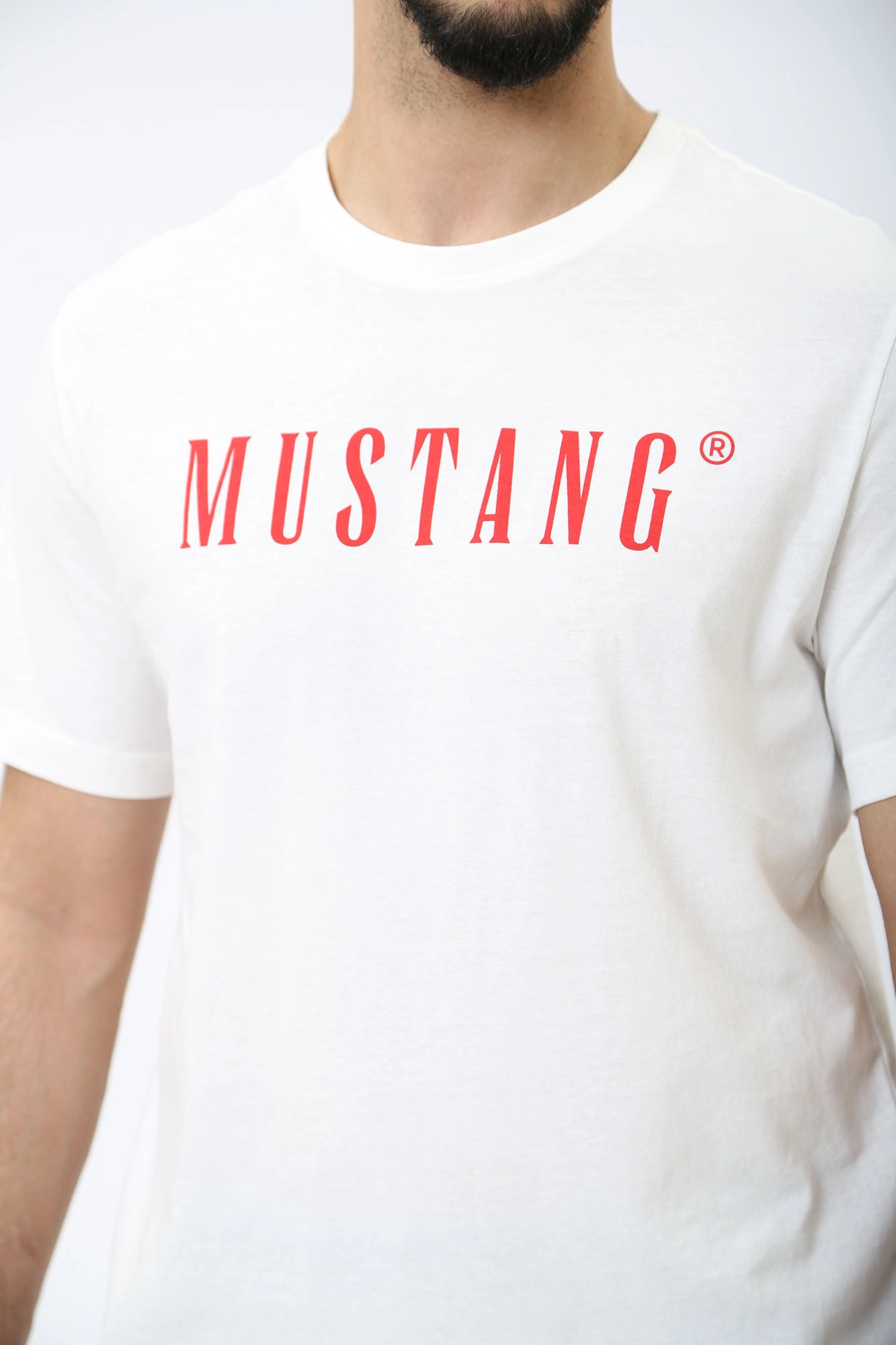 1014695 Футболка Mustang Белый