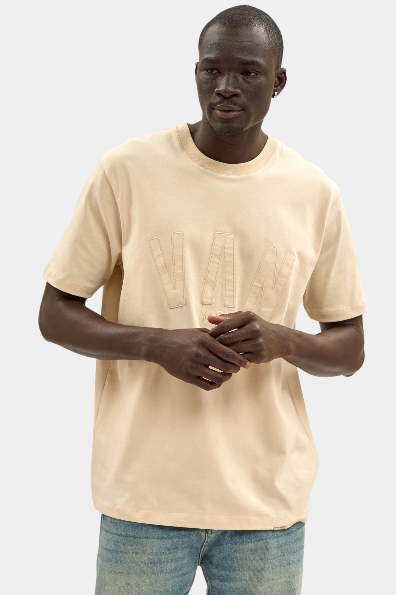 VM-ERK-22-578 Футболка Van Mich Бежевый