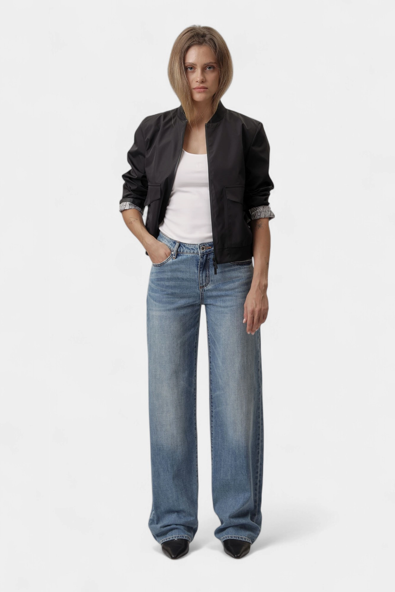 XW000056_AF12851 джинсы широкие armani exchange 