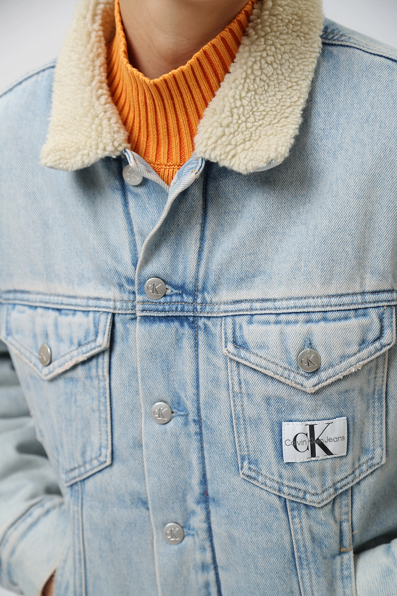 J20J221847 куртка джинсовая calvin klein jeans 