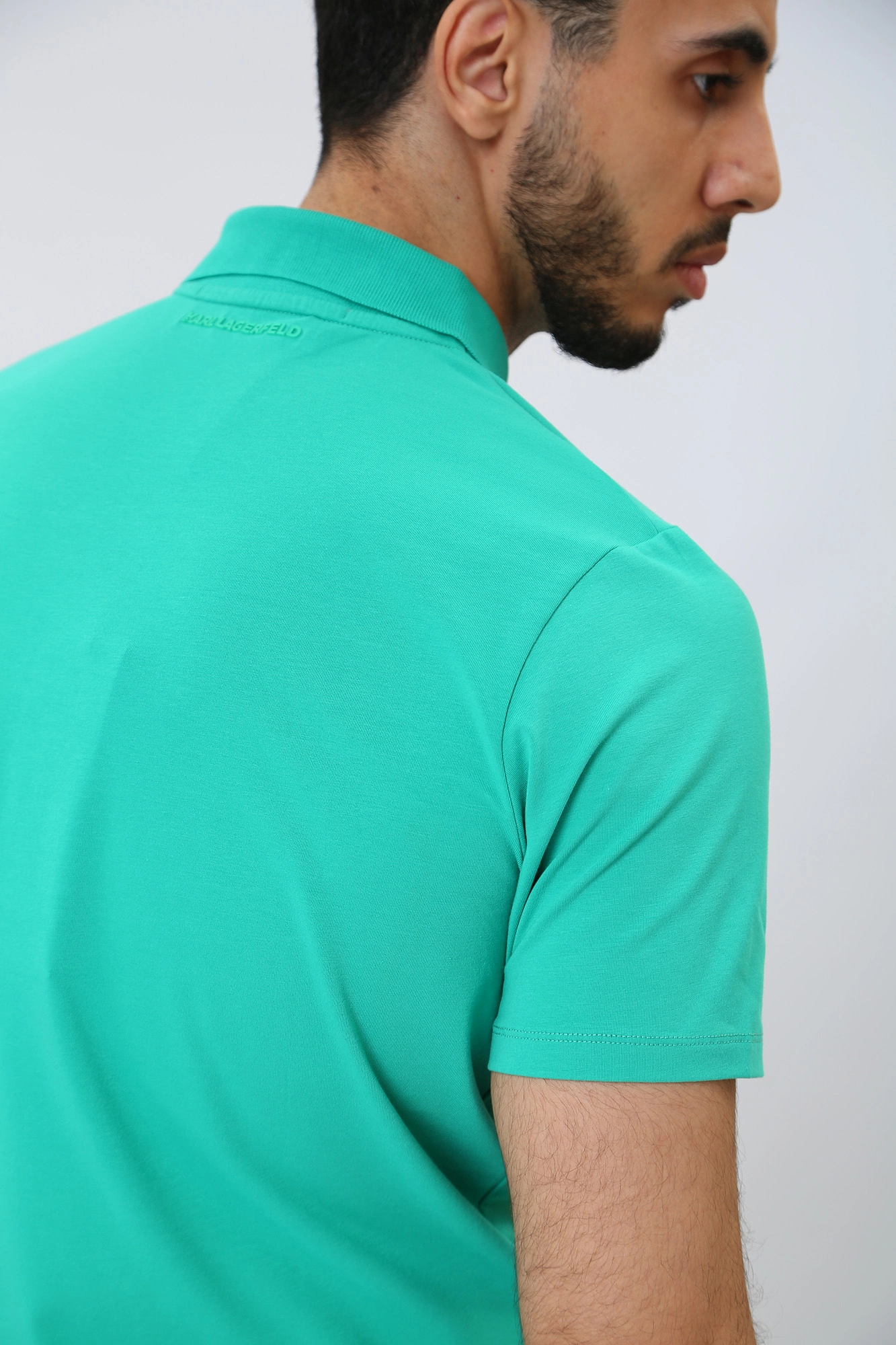 532221_745020 Поло Karl Lagerfeld Зеленый