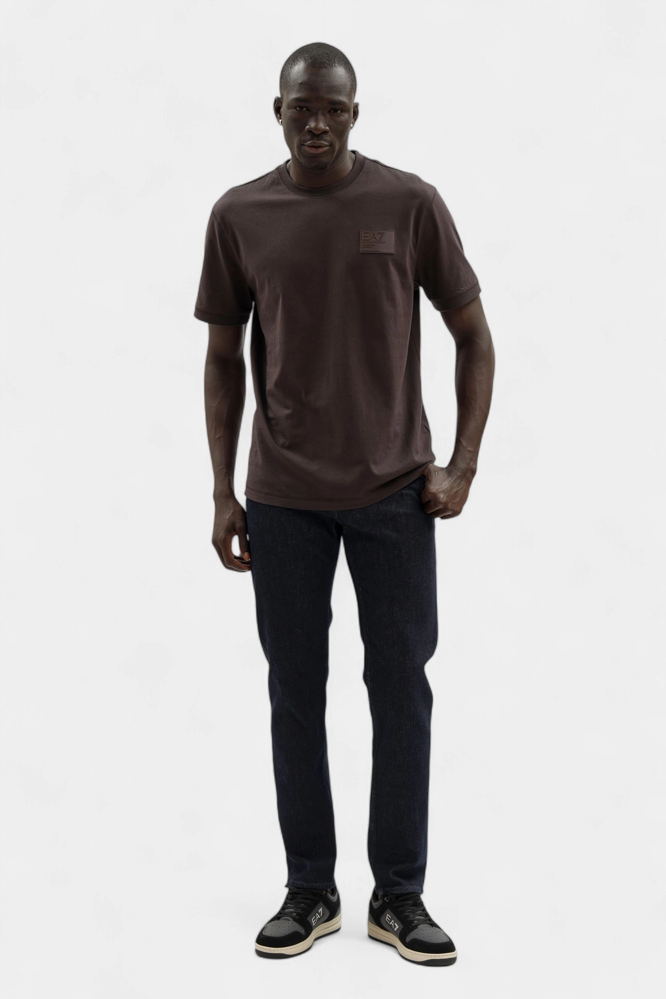 7X000127_AF13741 Футболка EA7 Коричневый