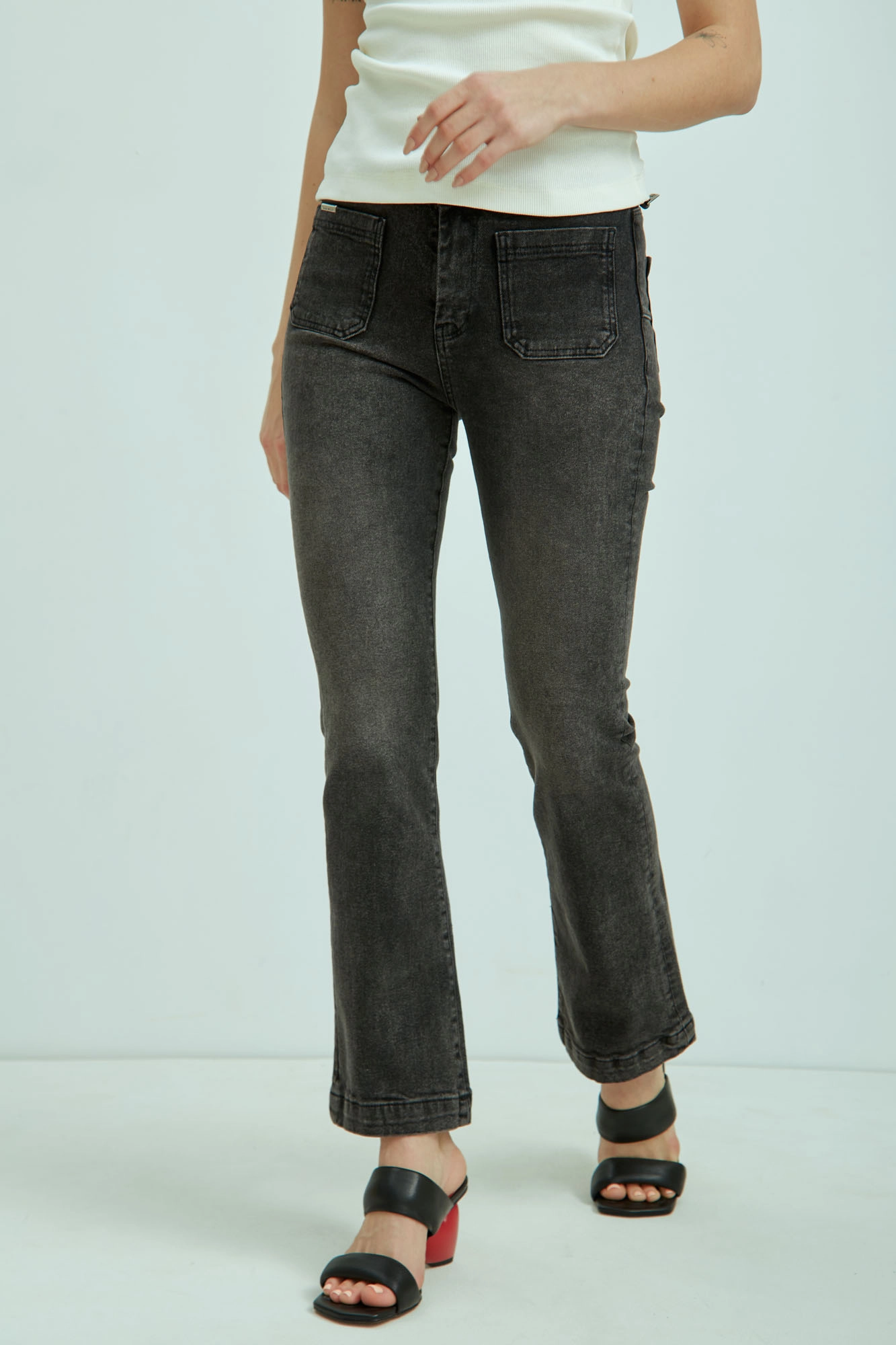 VW-OMA-33-022 джинсы flare  van mich 