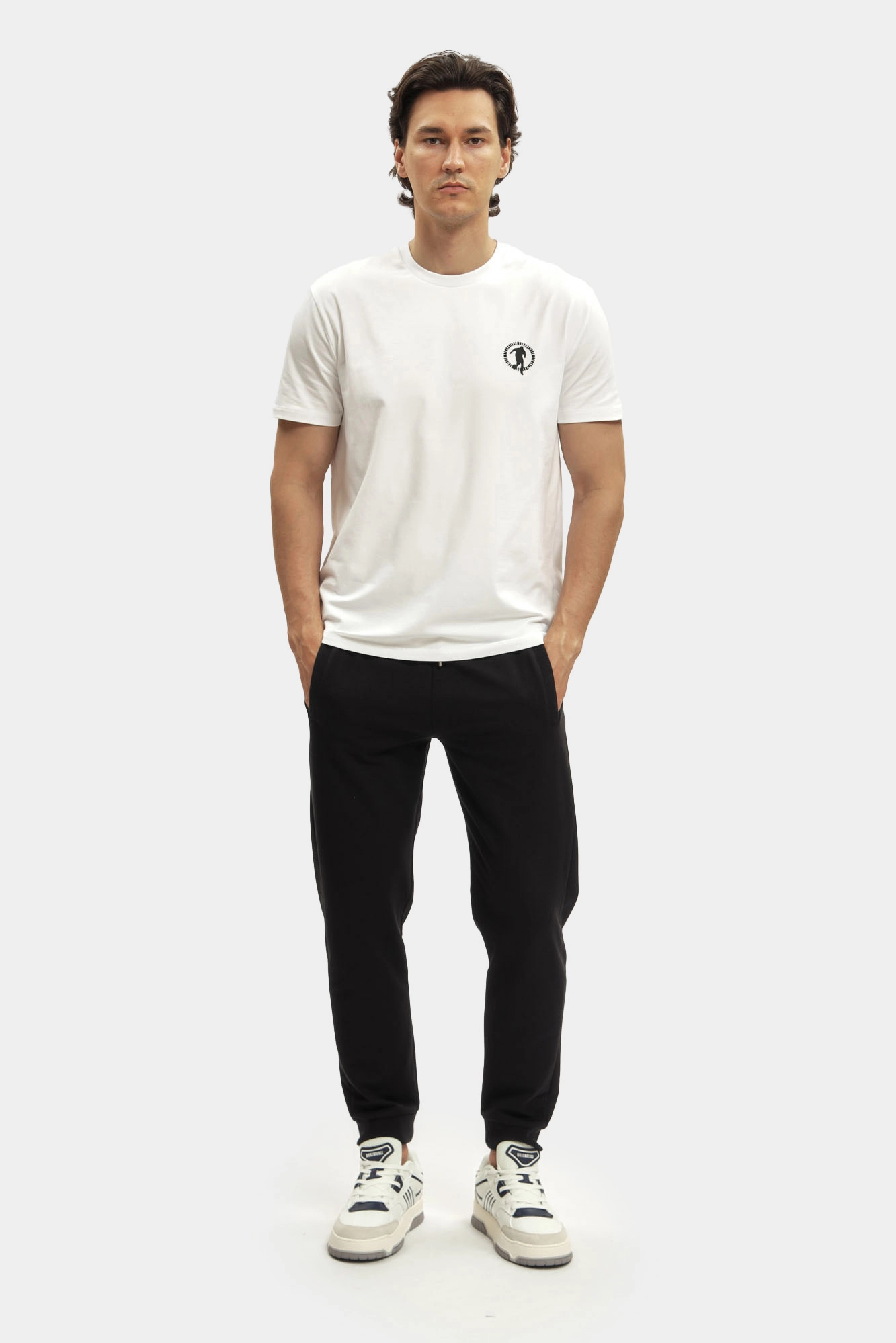 BMT0818 Футболка Bikkembergs Белый