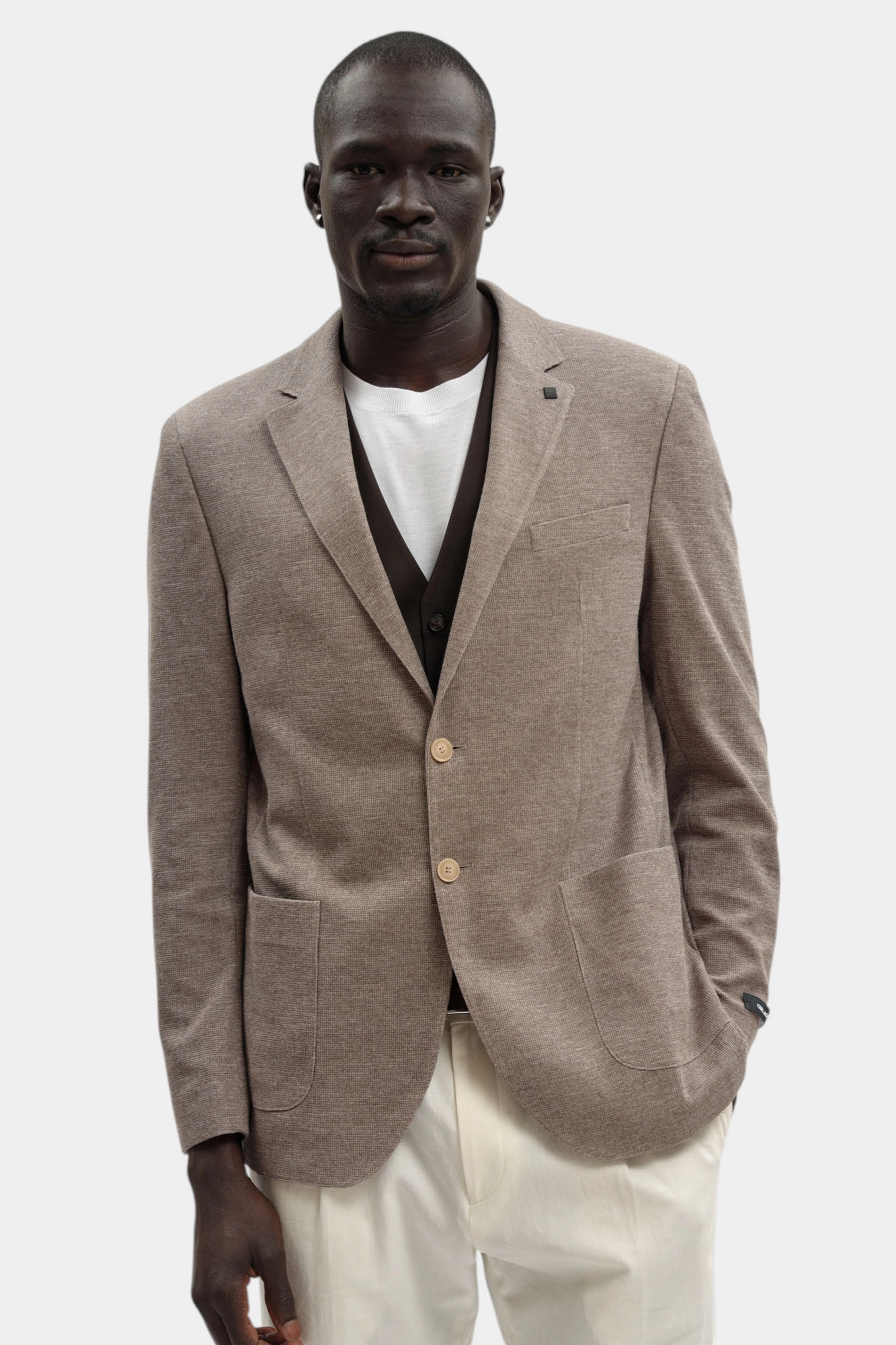 561041_155280 Пиджак классический Karl Lagerfeld Коричневый