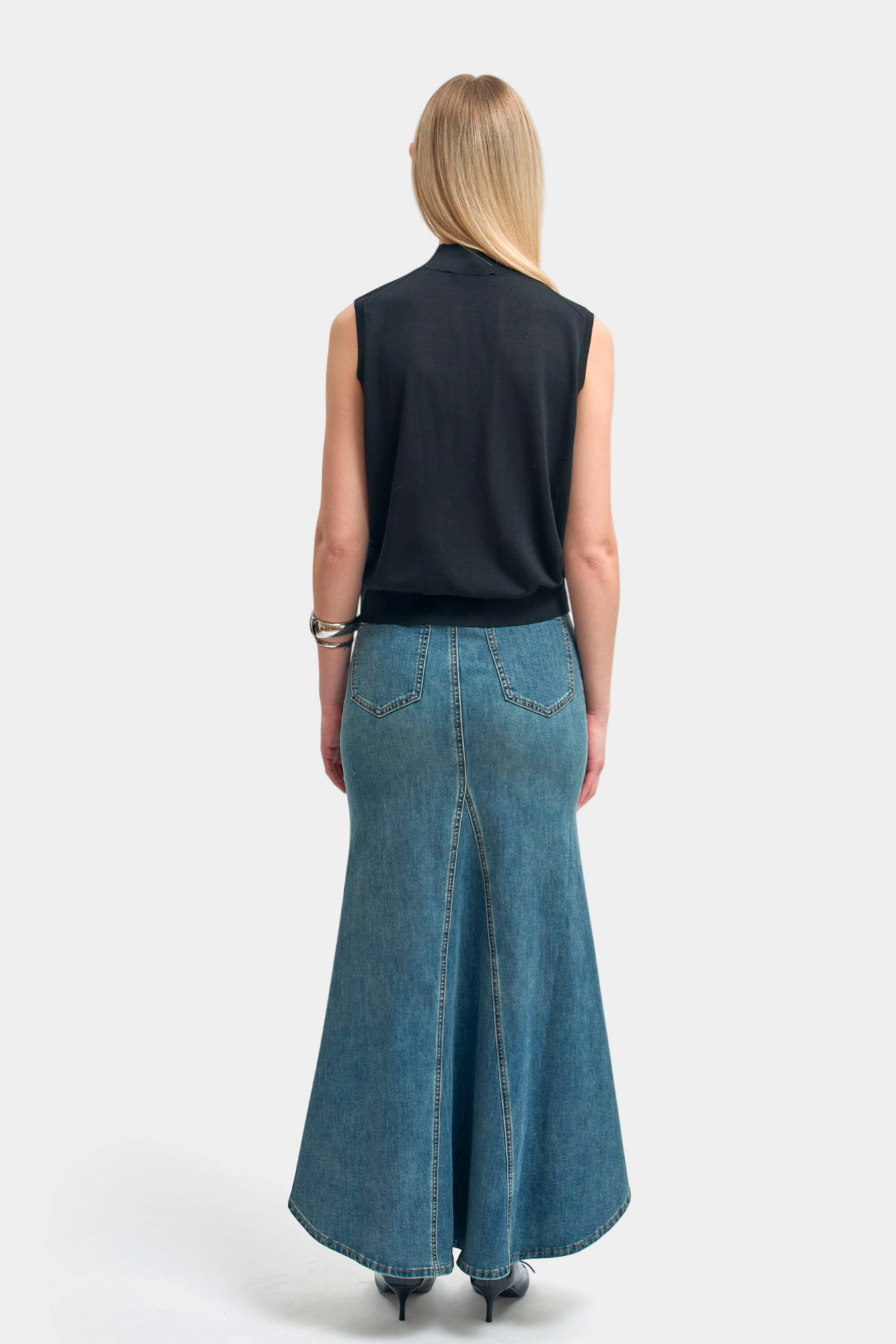 W-261-FT-56-5281A юбка джинсовая the hills