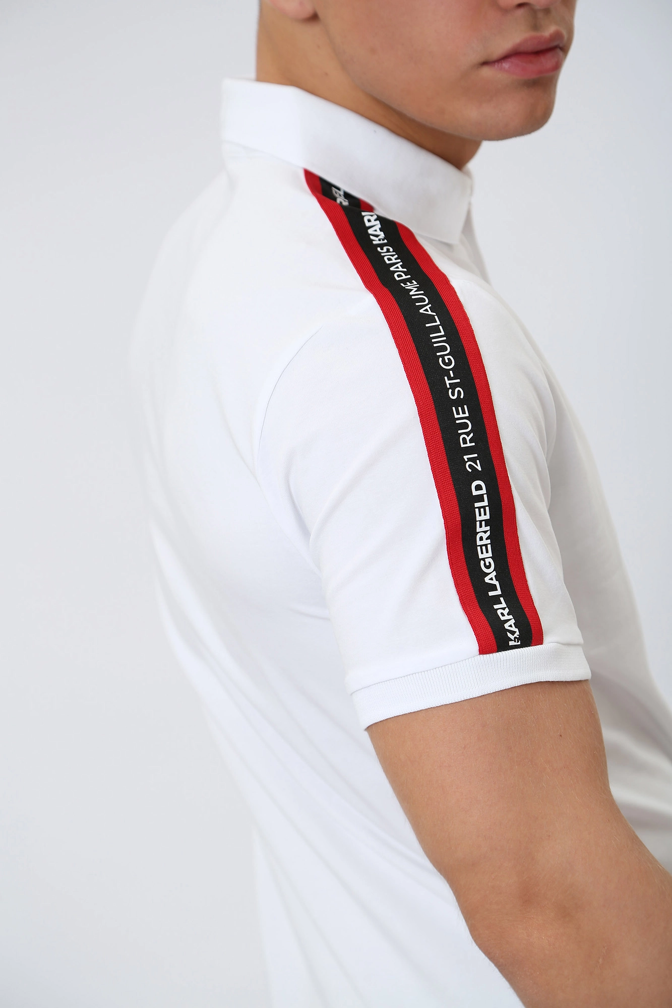 532221_745421 Поло  Karl Lagerfeld Белый