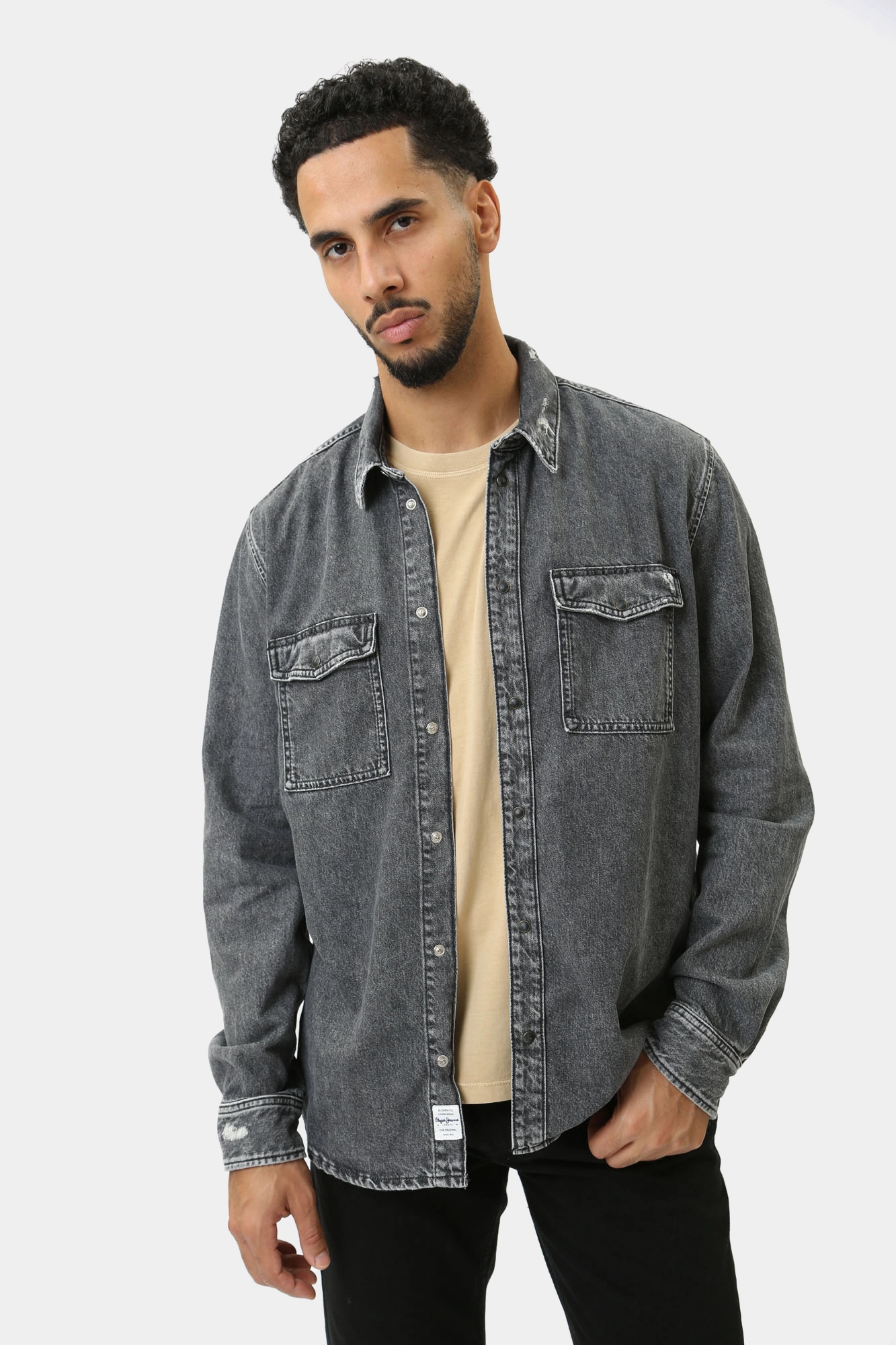 PM308767 Рубашка с длинным рукавом Pepe Jeans Серый