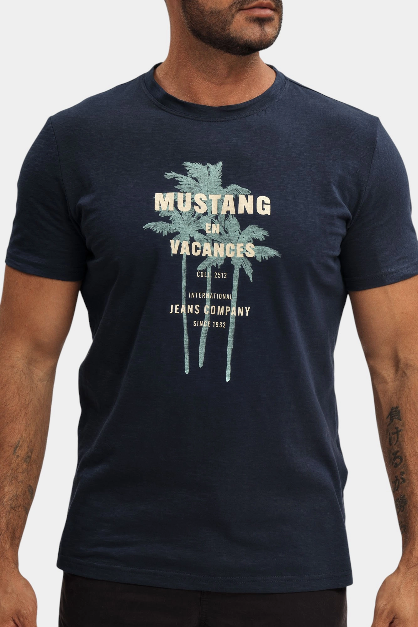1016490 Футболка Mustang Синий