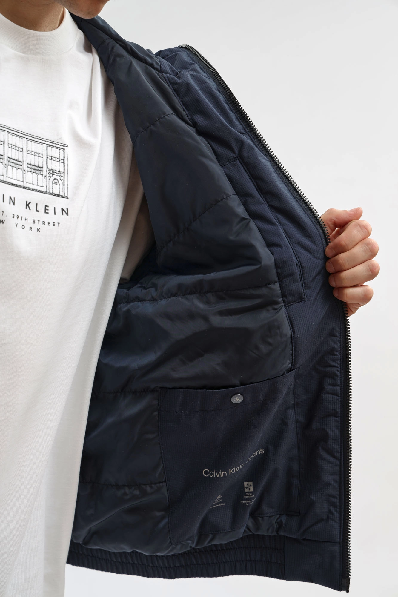 LV04RE516G Ветровка Calvin Klein Jeans Синий