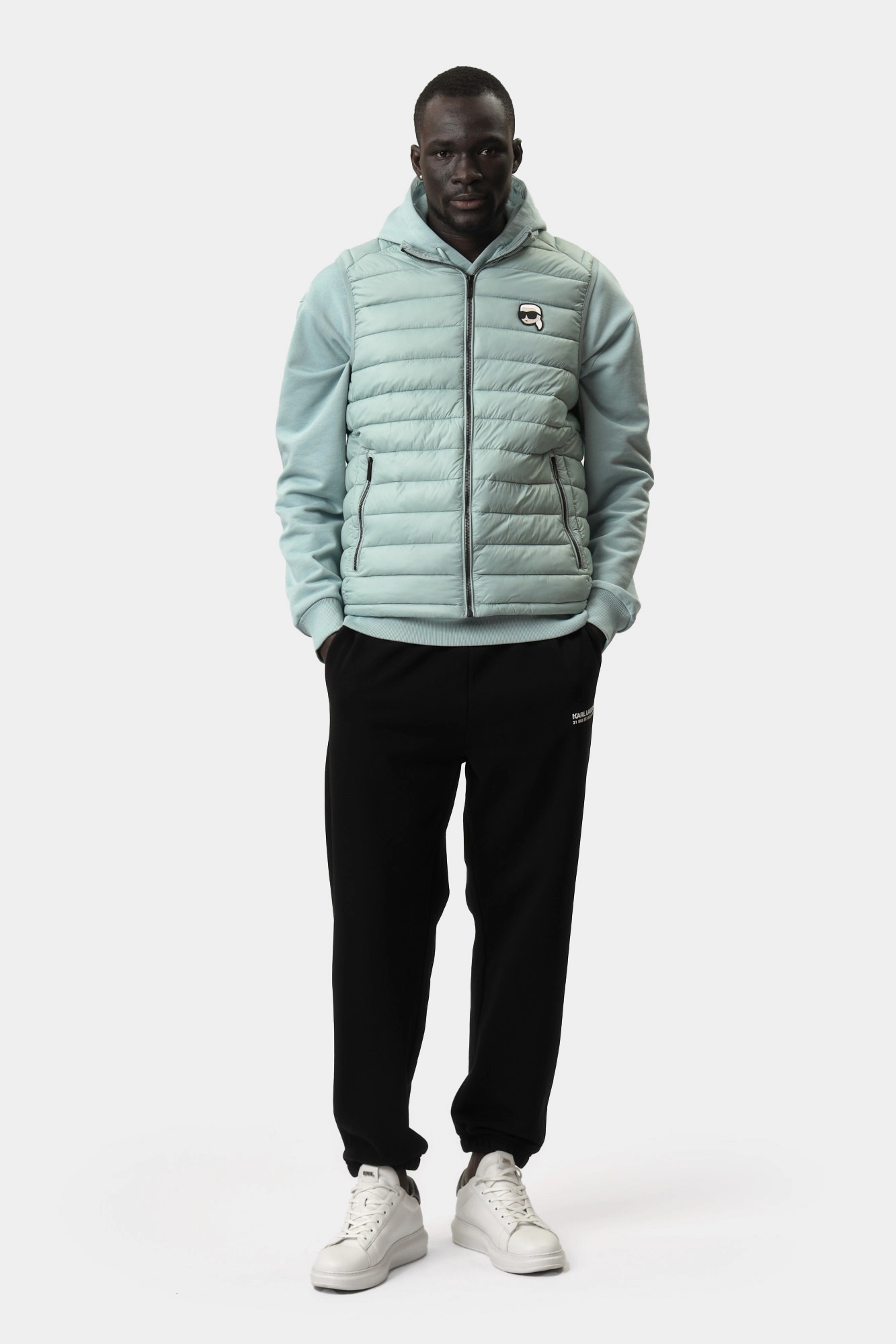 551590_505711 Жилет Karl Lagerfeld Голубой