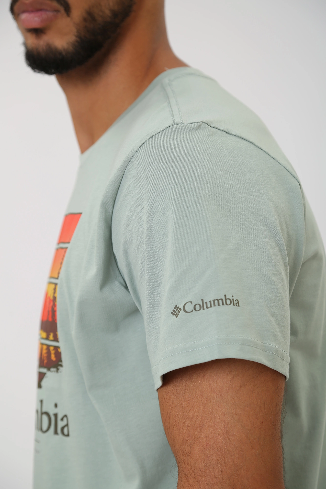 1934811 Футболка Columbia Бирюзовый