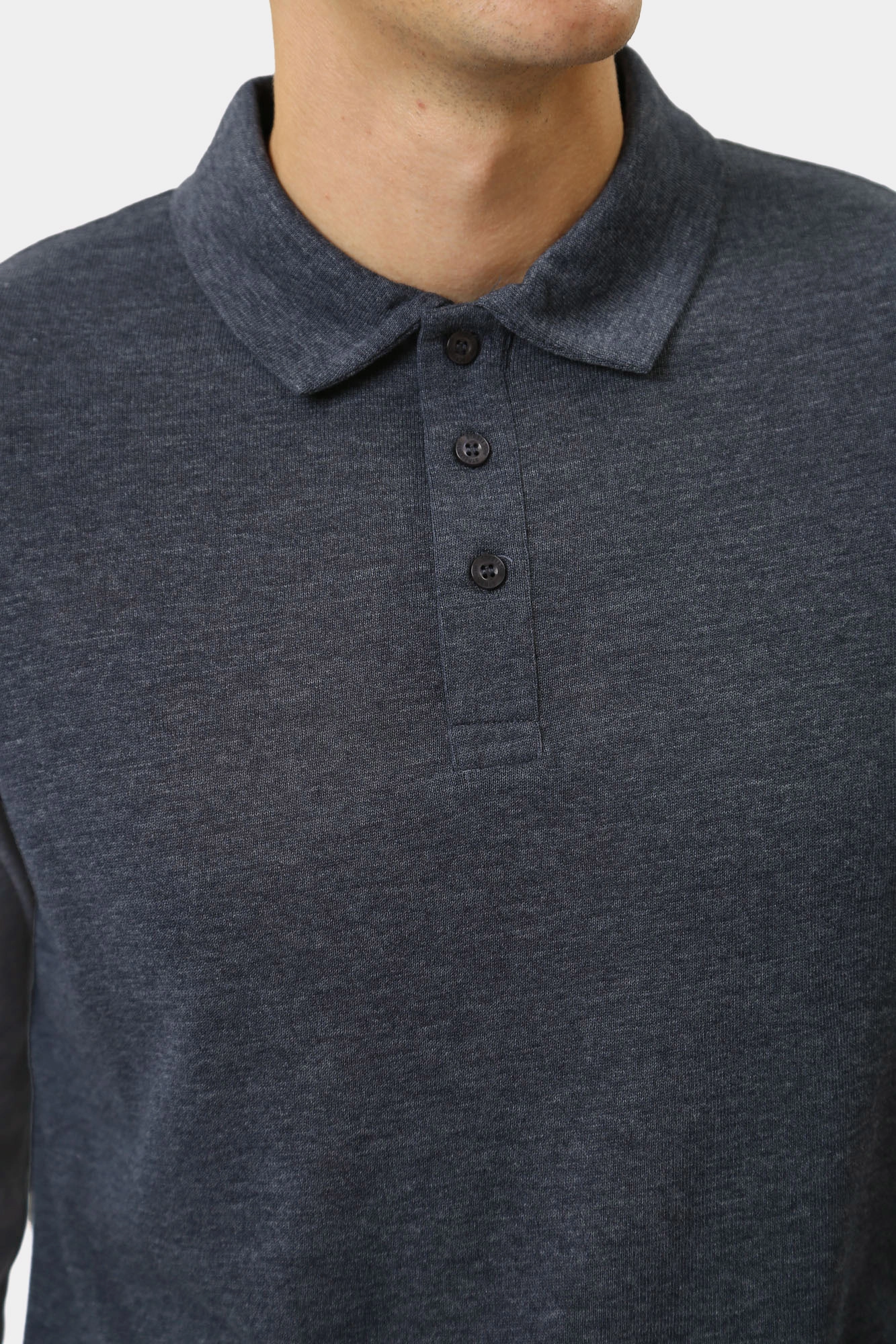 30042482_10008529 Поло с длинным рукавом Strellson Синий