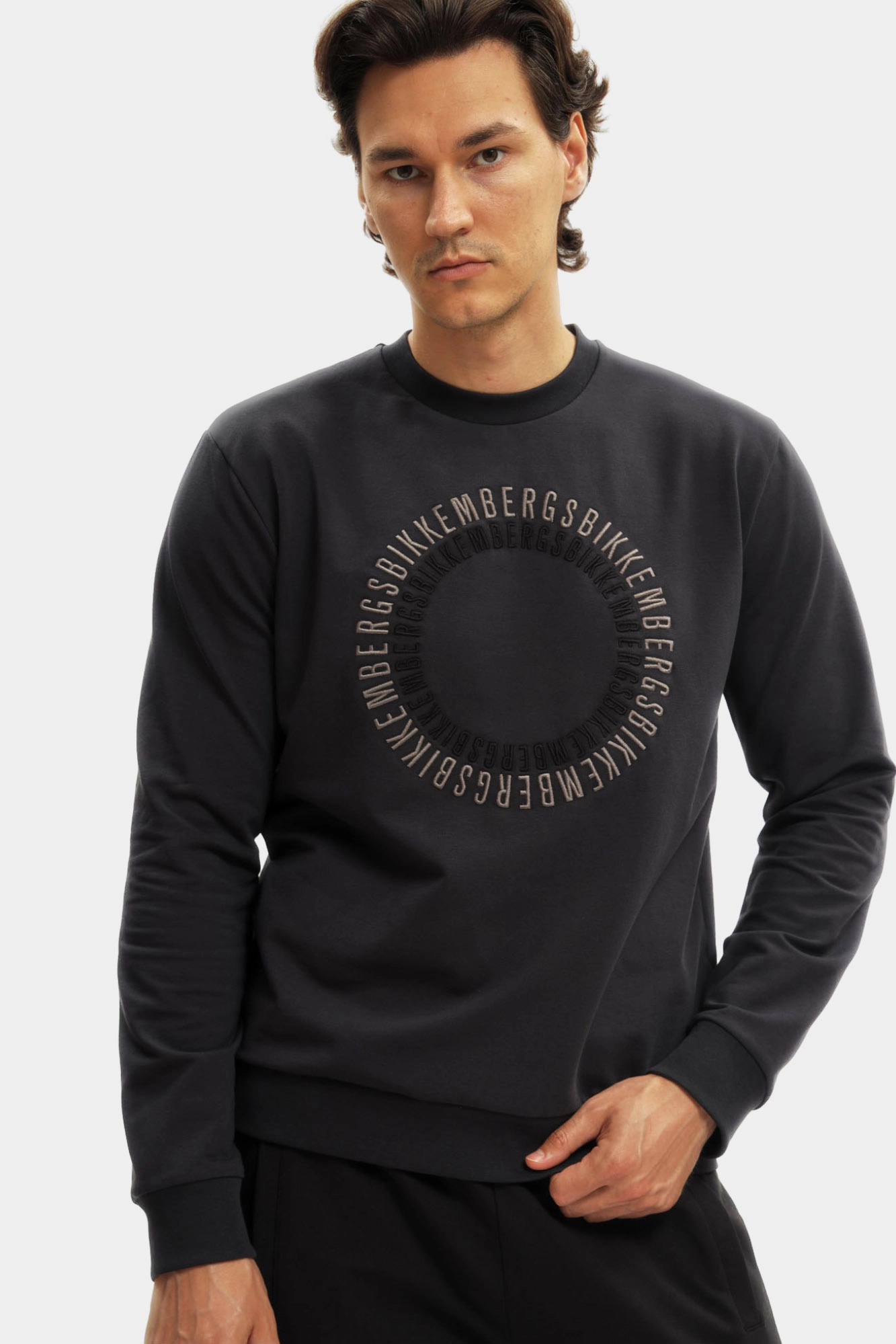 BMF0858 Свитшот Bikkembergs Черный
