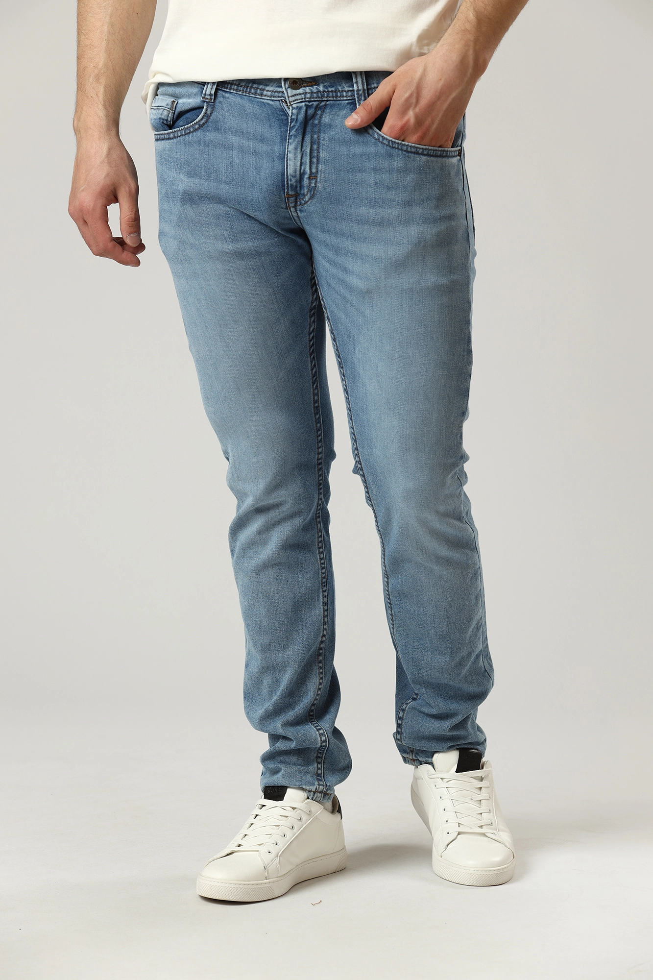 1012181-5000 Джинсы Oregon Tapered Mustang Голубой