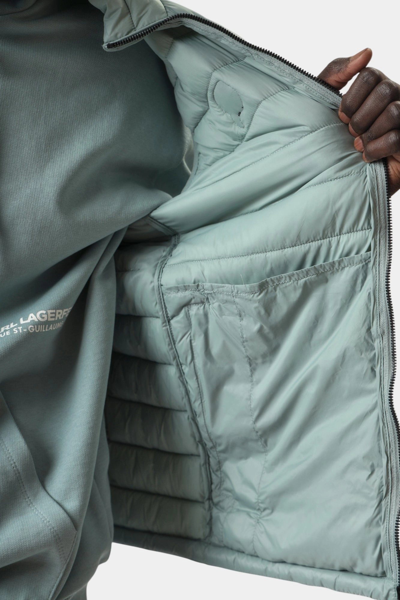 551590_505711 Жилет Karl Lagerfeld Голубой