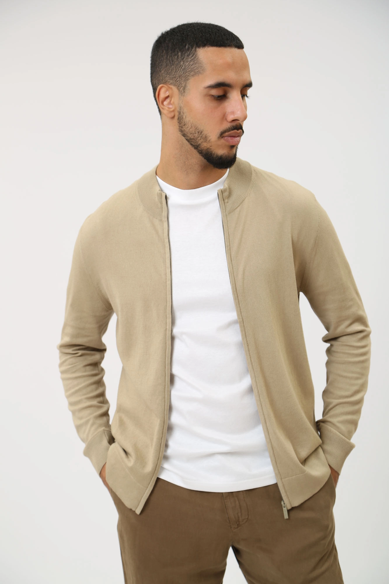 30041844_10015865 Кардиган Strellson Бежевый