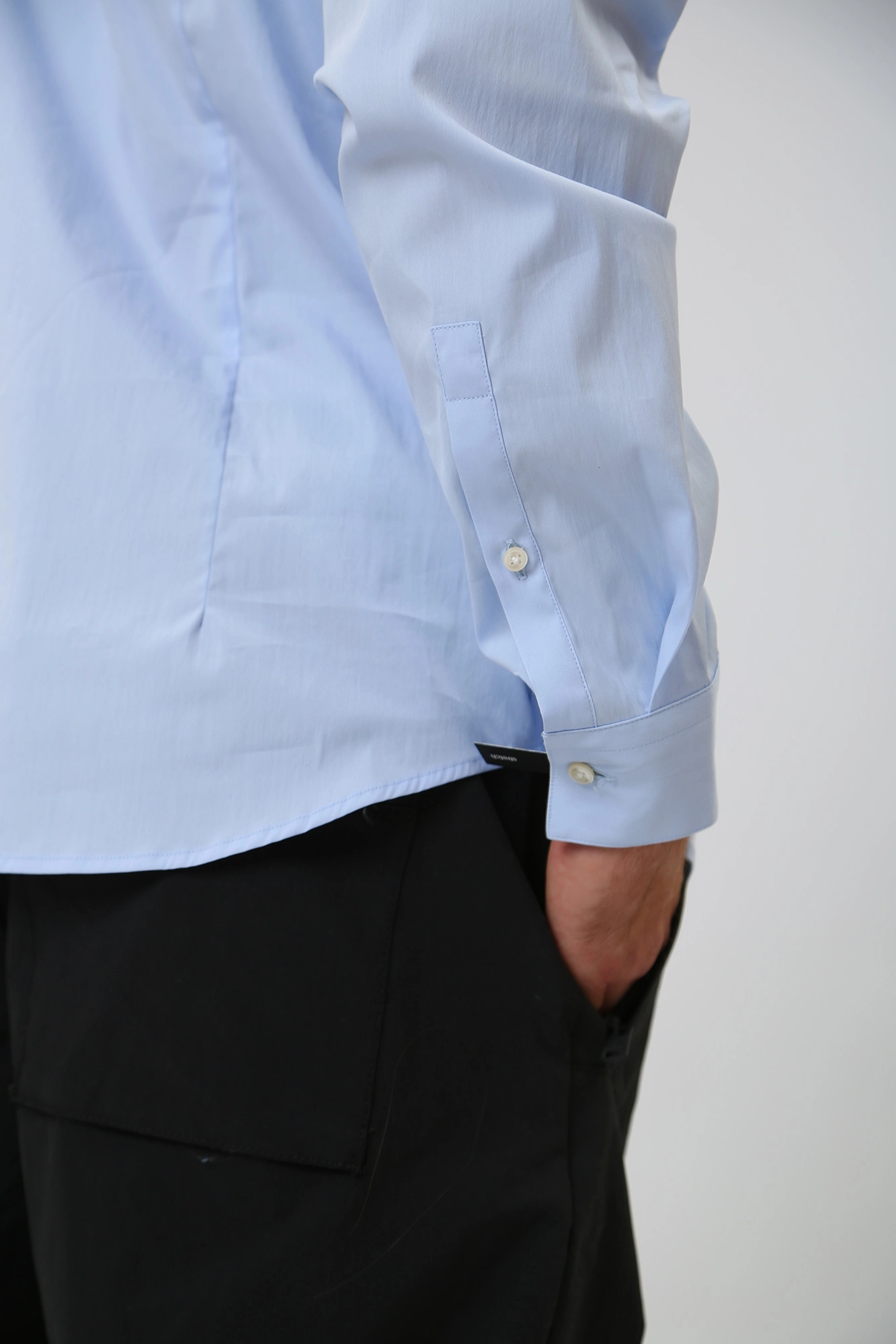 30032318_100037 Сорочка д/р Strellson Синий