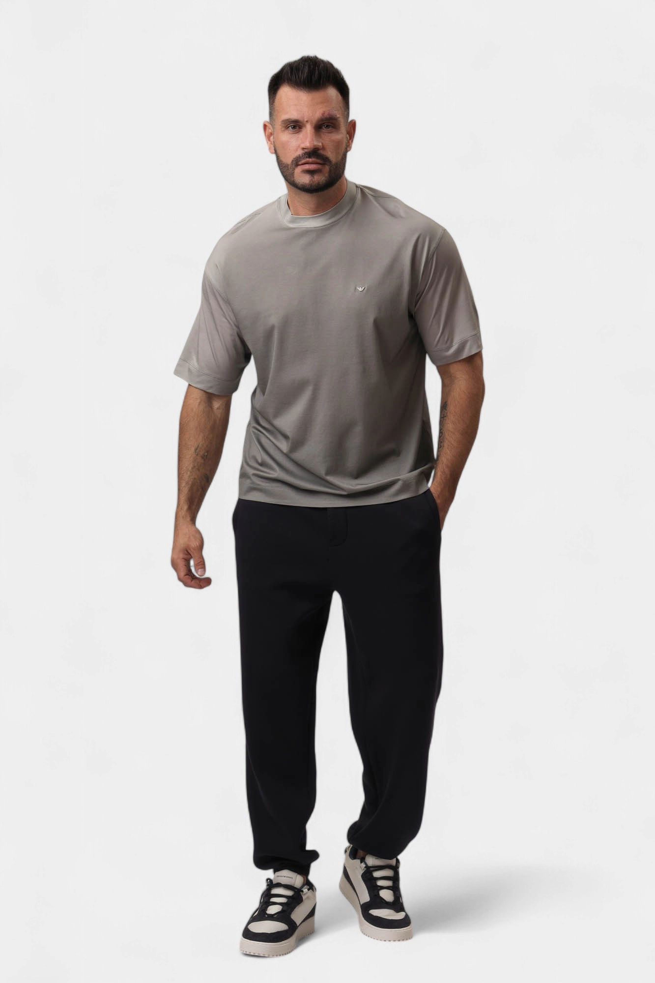 EM001116_AF10017 Футболка Emporio Armani Серый