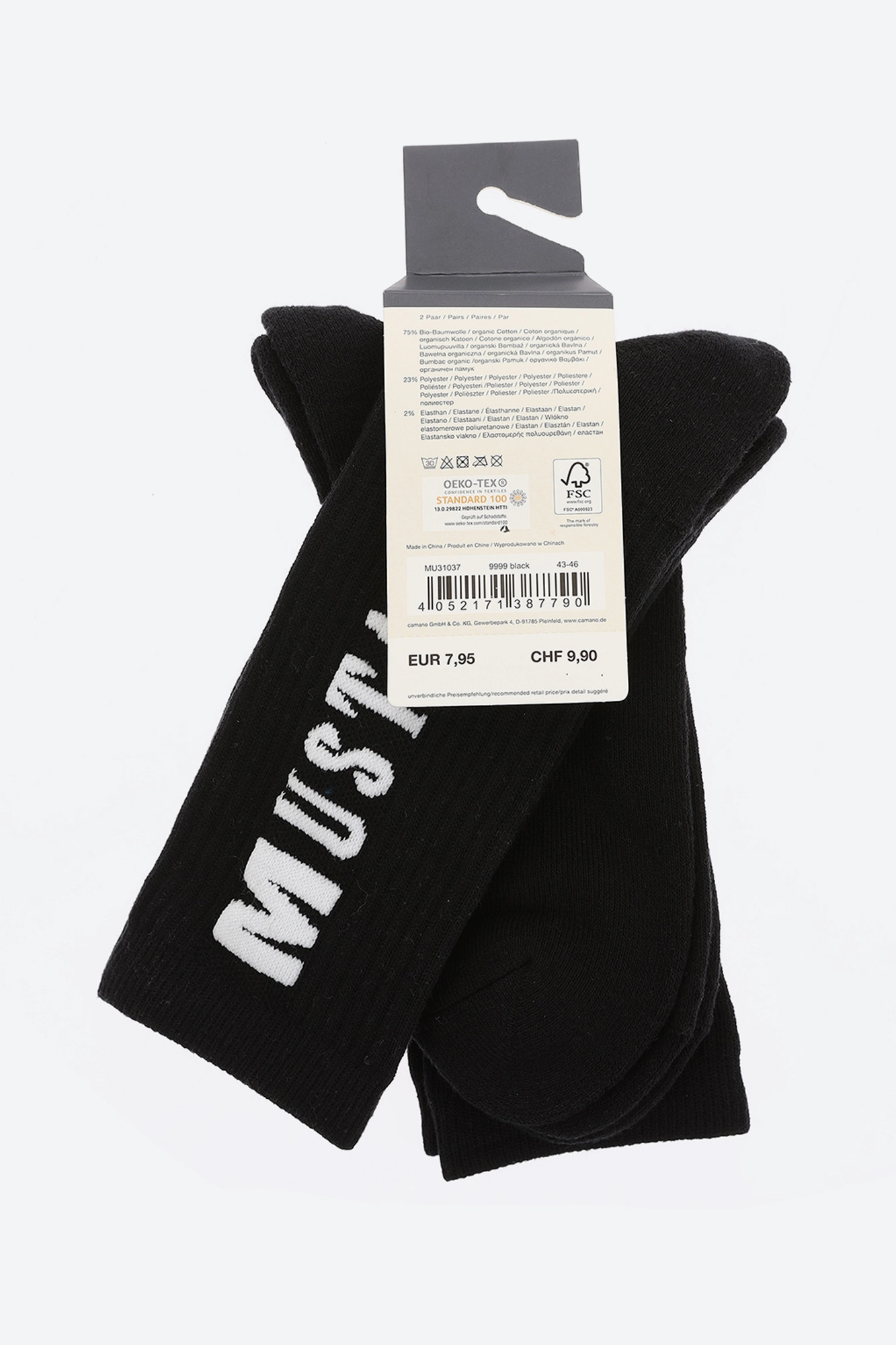 MU31037 Носки Mustang Черный