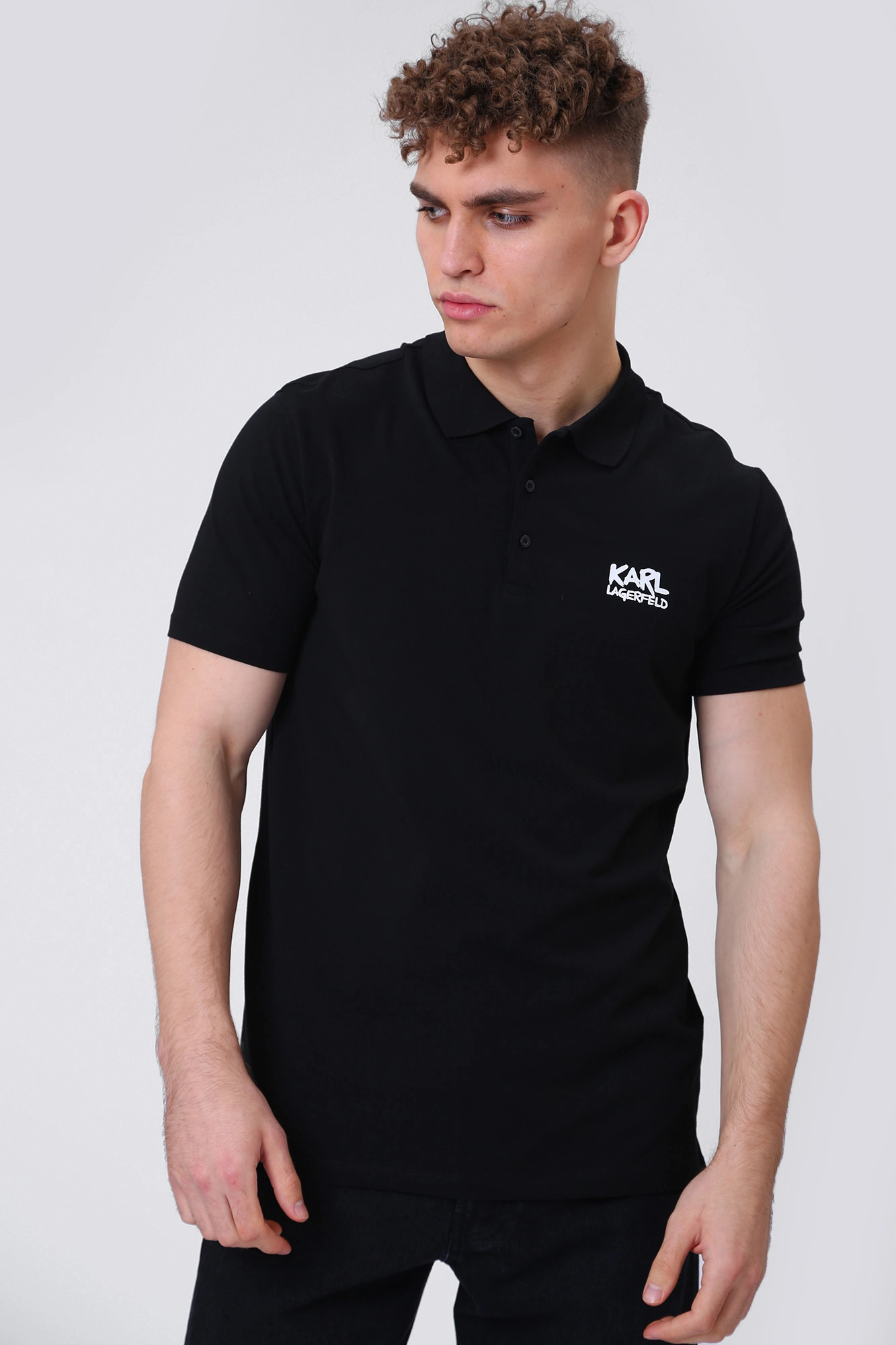 531221_745082 Поло Karl Lagerfeld Черный