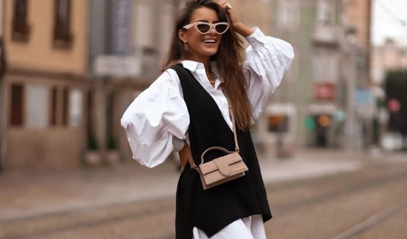 С чем носить женский жилет