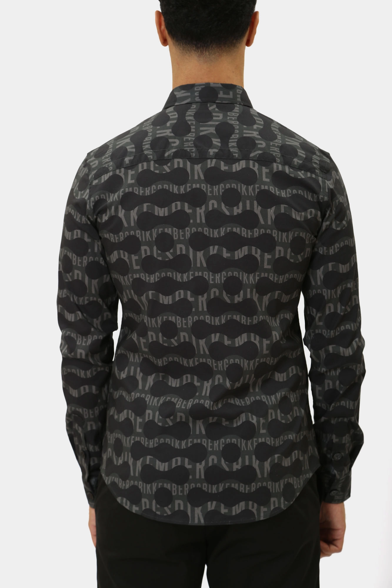 PBMS0311 Рубашка с длинным рукавом Bikkembergs Черный