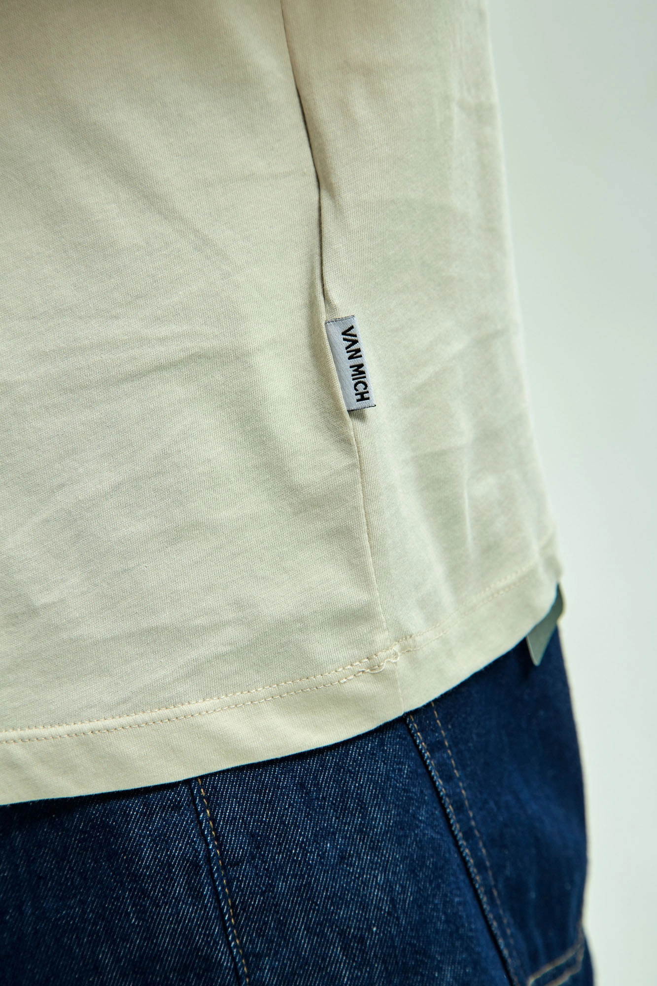 VM-ERK-22-068 Футболка Van Mich Бежевый